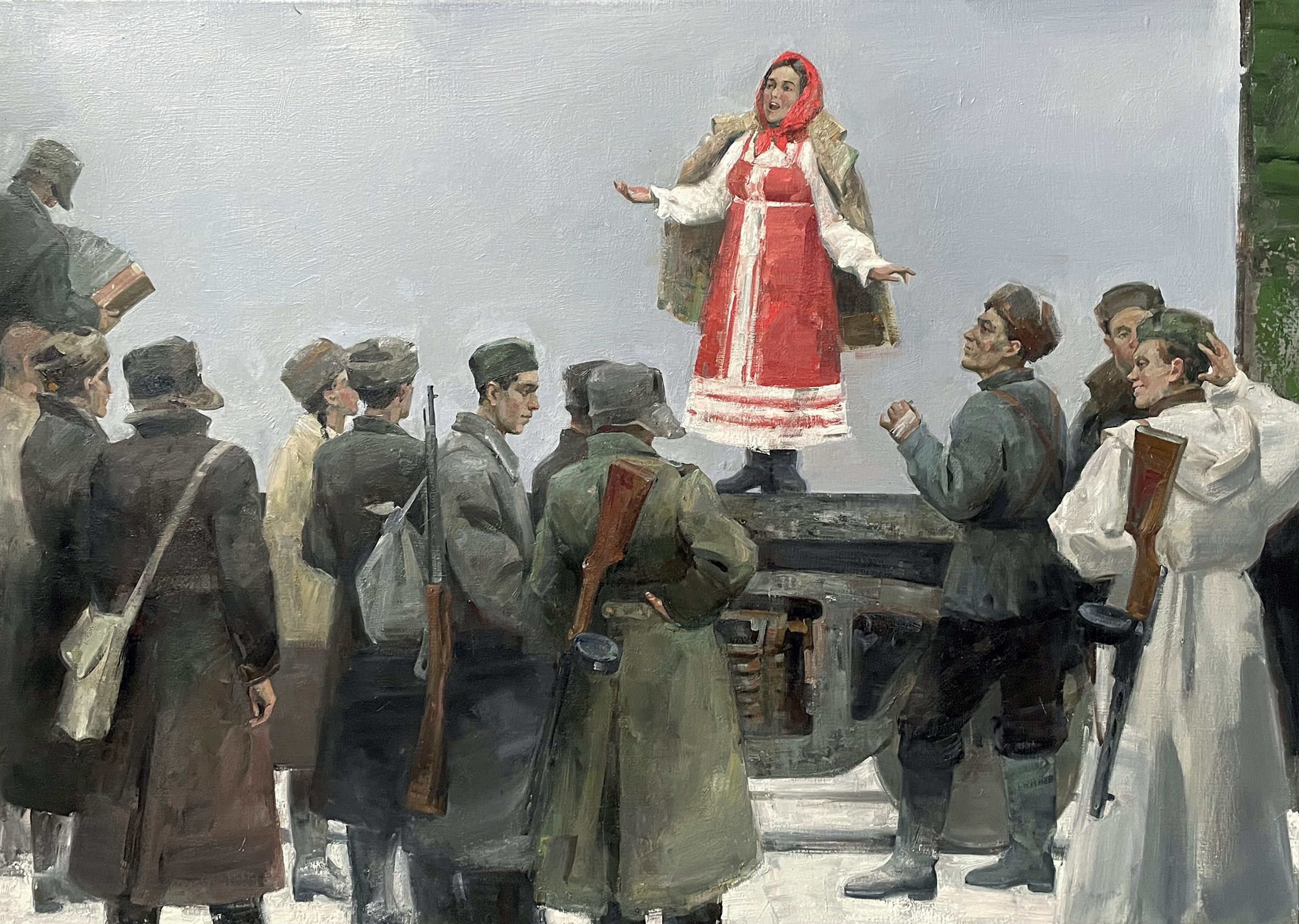 Лидия Русланова на фронте