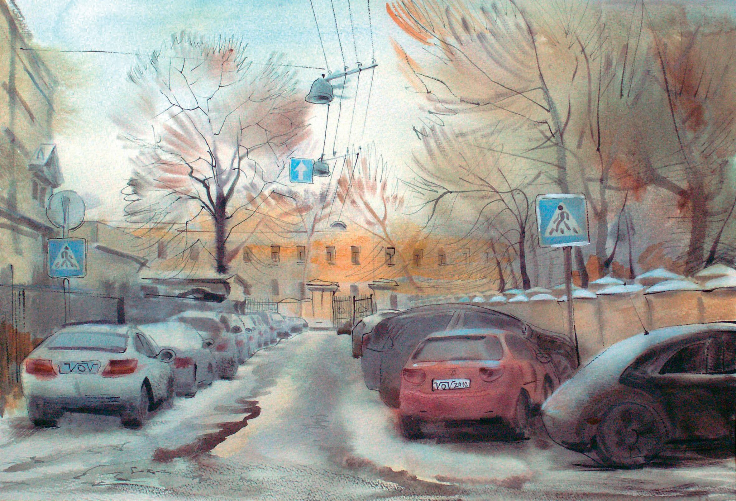 Пушкинский с тыла