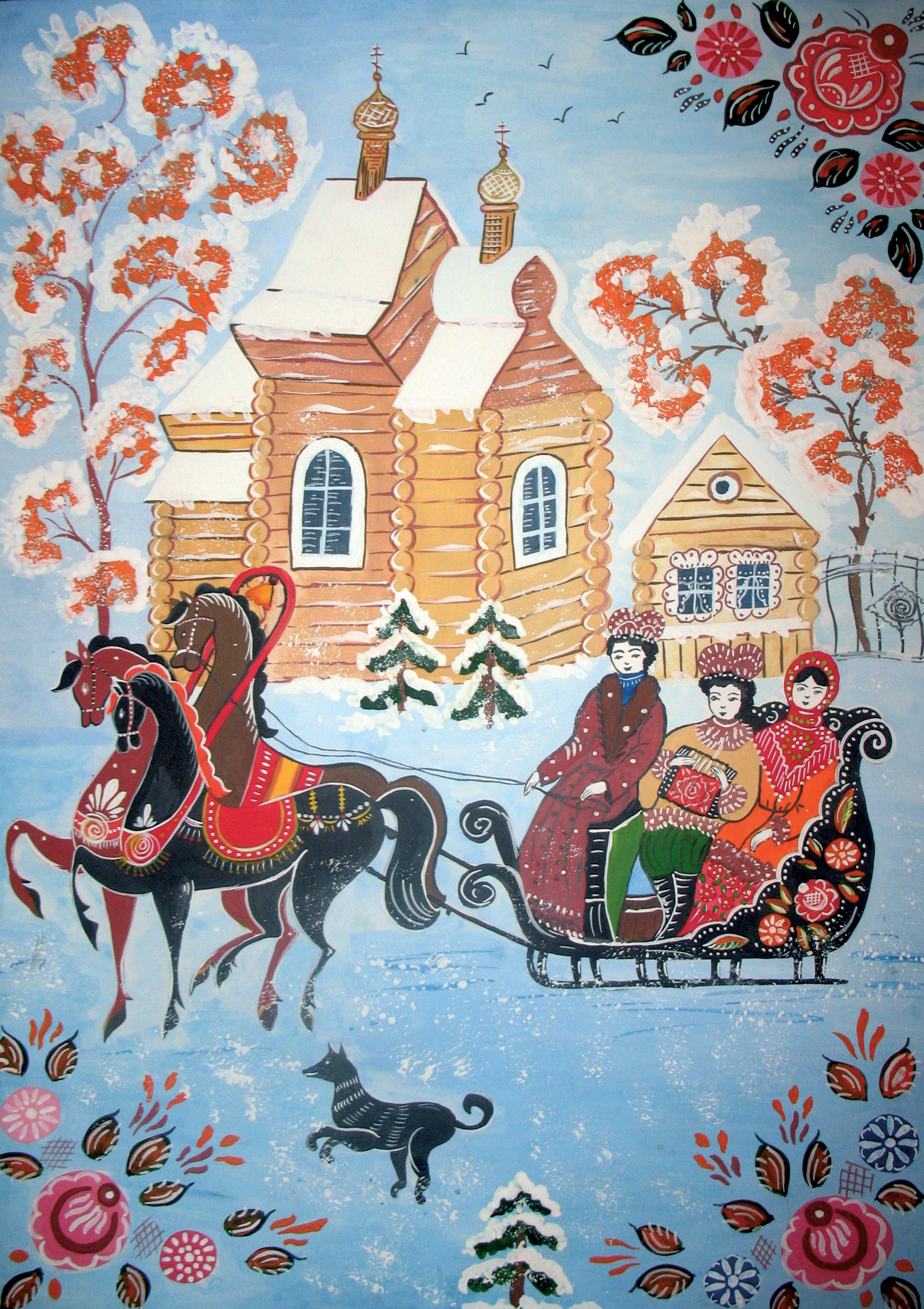 Городецкие кони