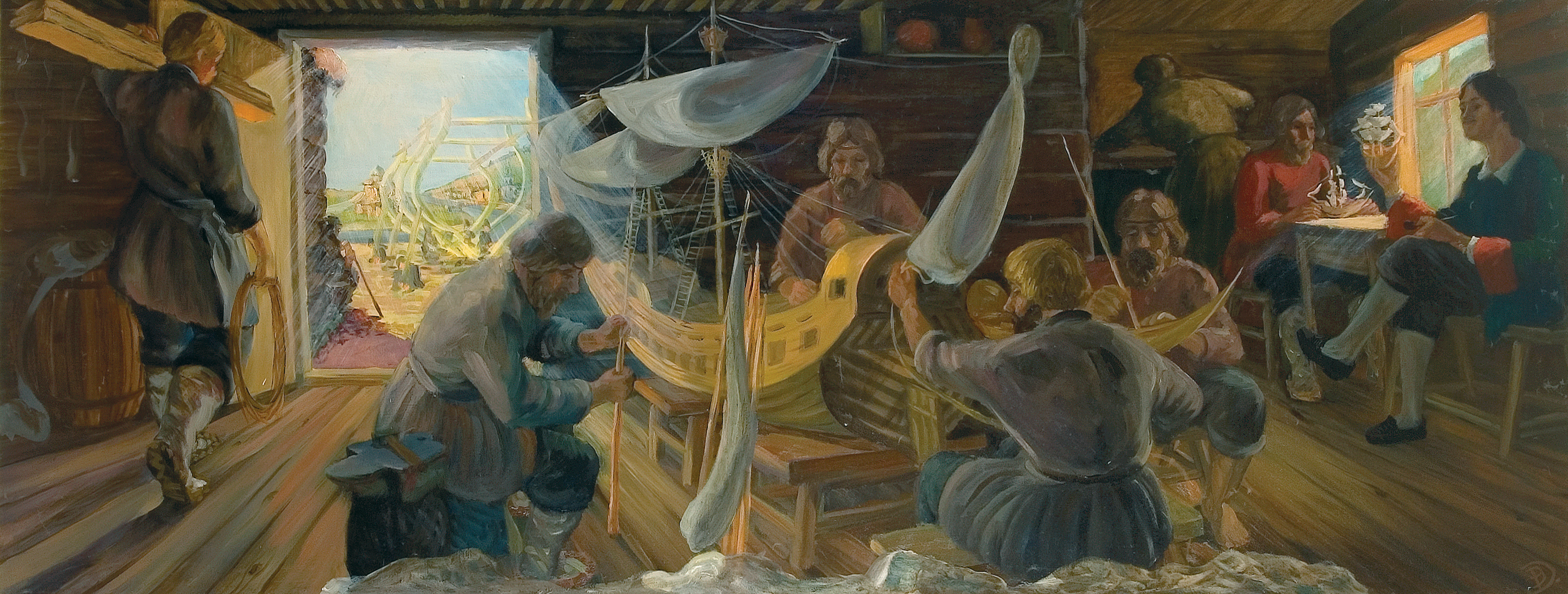 Макетчики. Из цикла «Воронеж — колыбель русского флота»