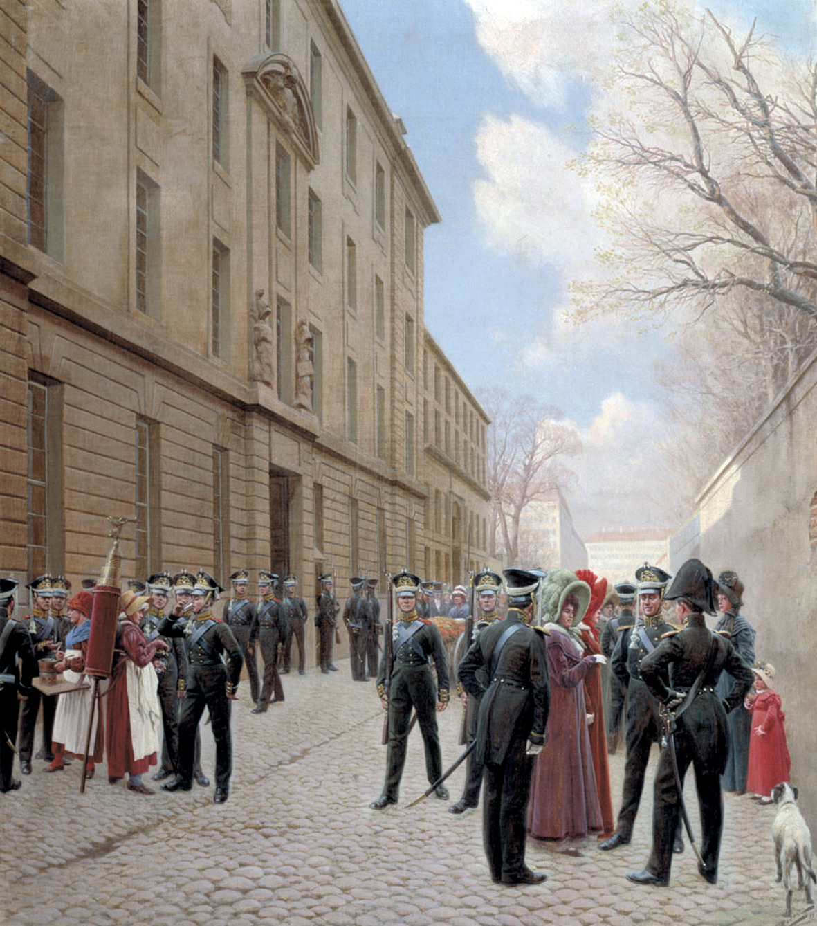 Гвардейский экипаж в Париже в 1814 г.