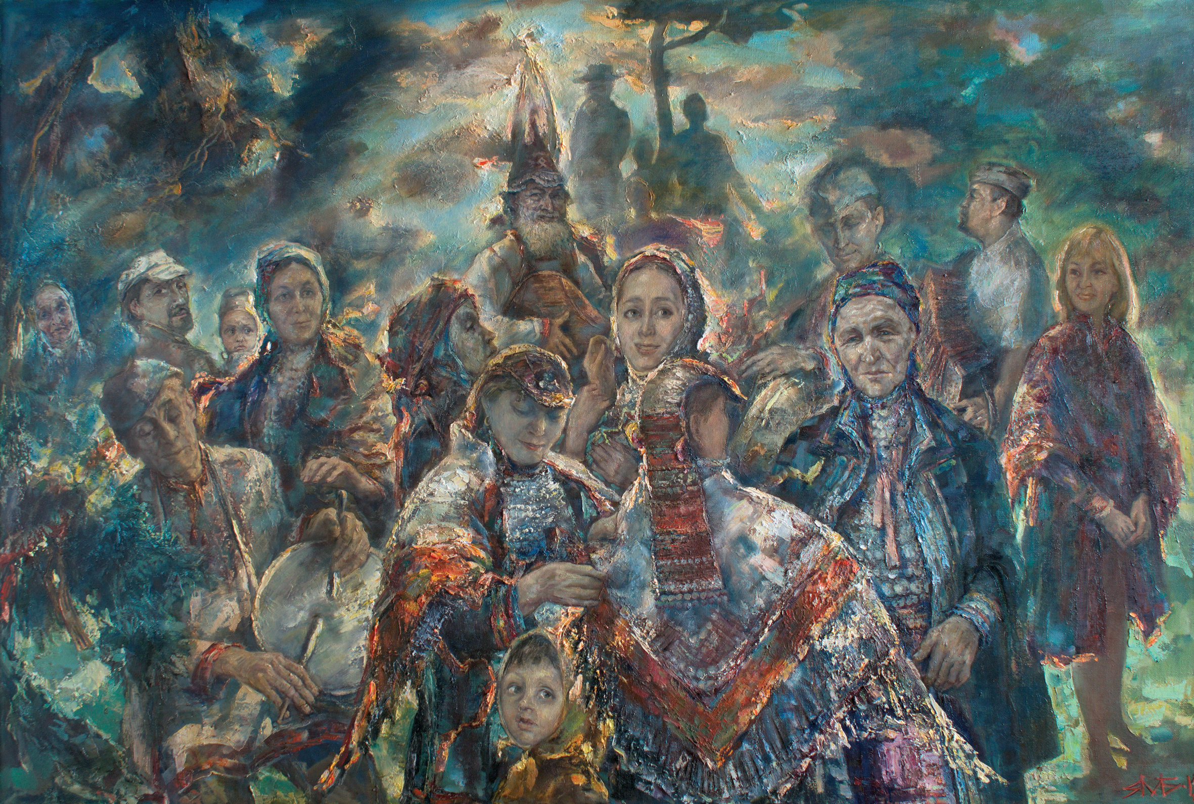 Праздничный зов барабана мари