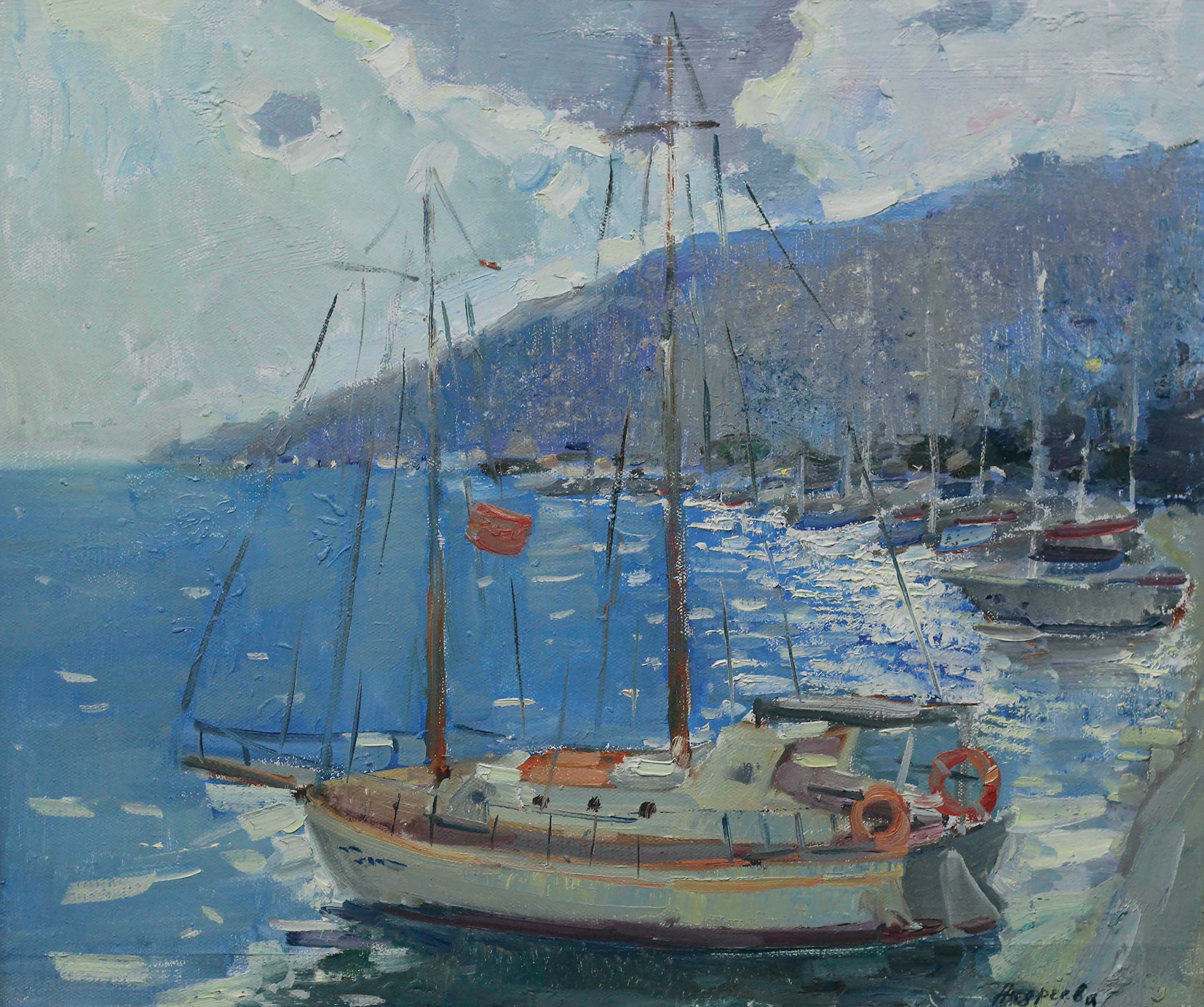 Кораблики. Море