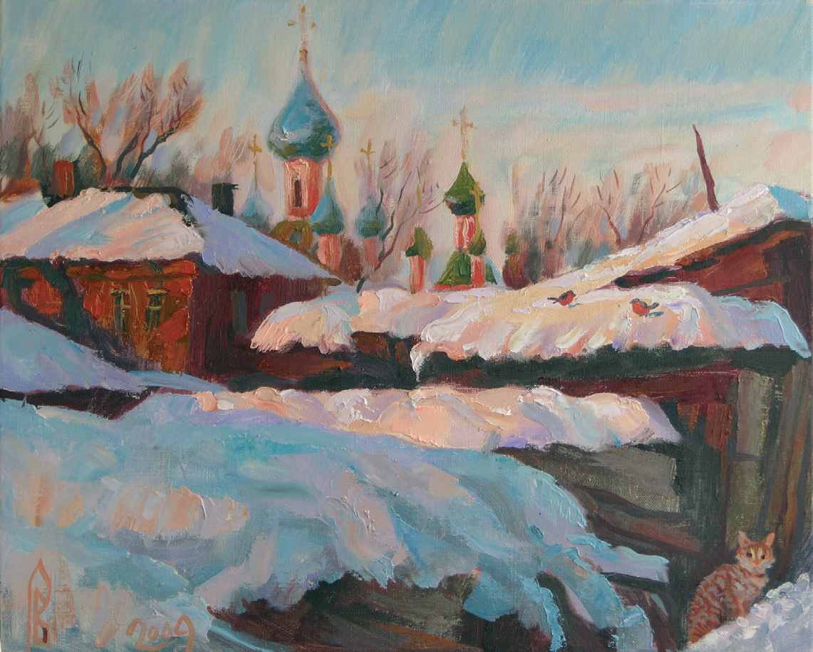 Иней. Никитский монастырь