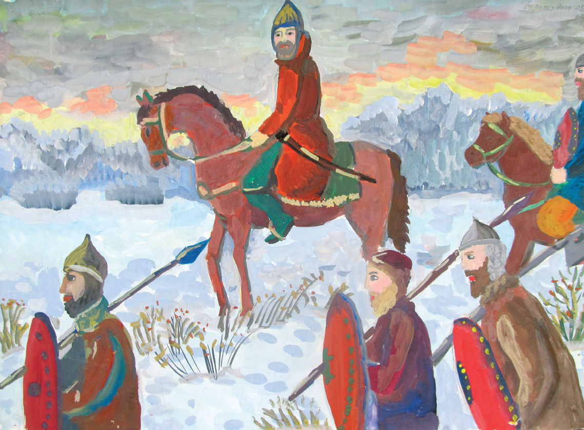 Емельян Пугачев в походе