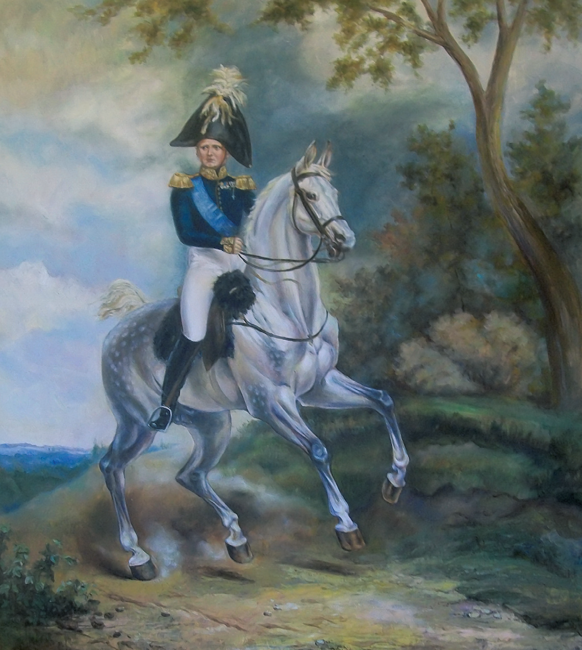 Фотография Император Александр I на коне