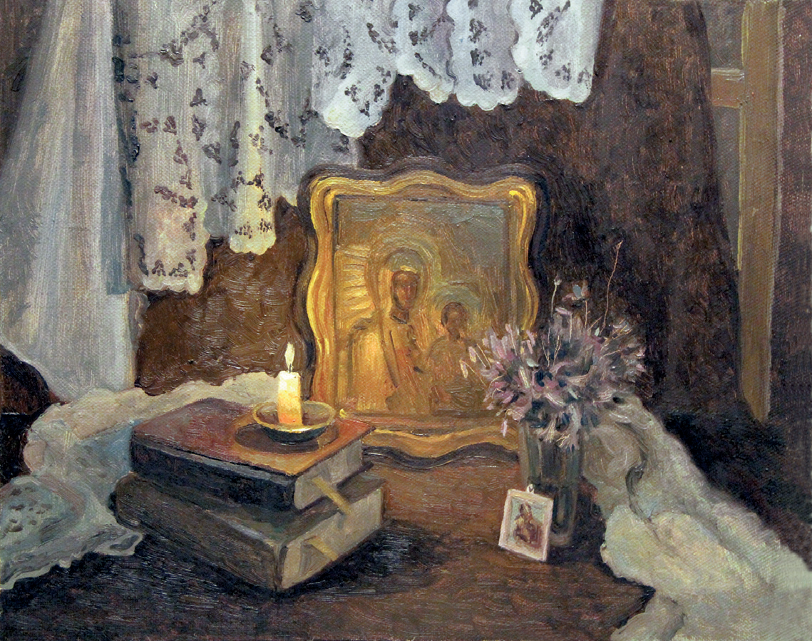 Натюрморт с иконой