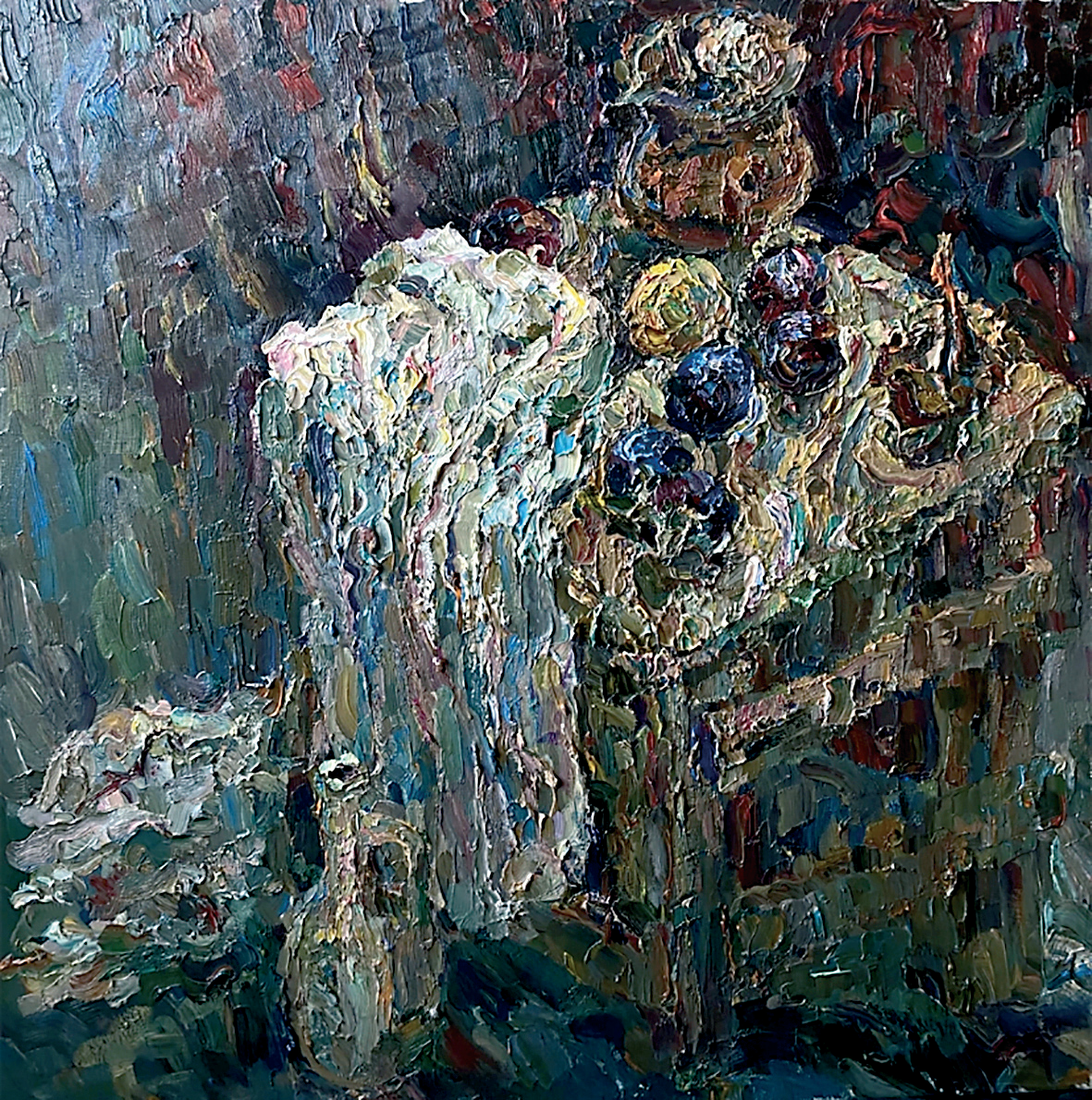 Фотография Сливы и сливки