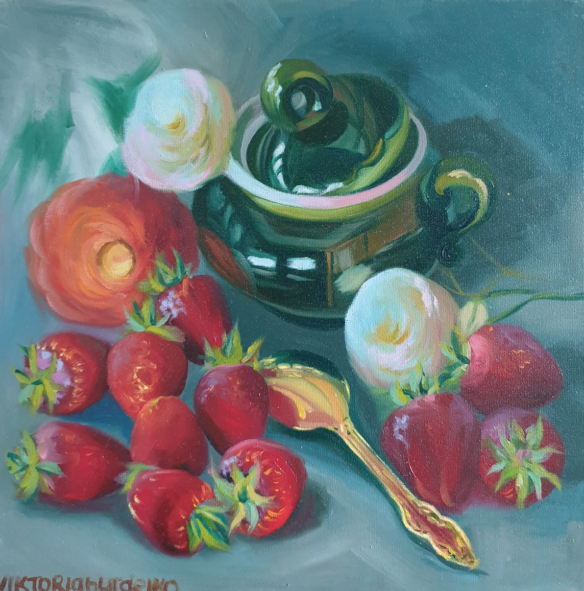 Клубника с сахаром