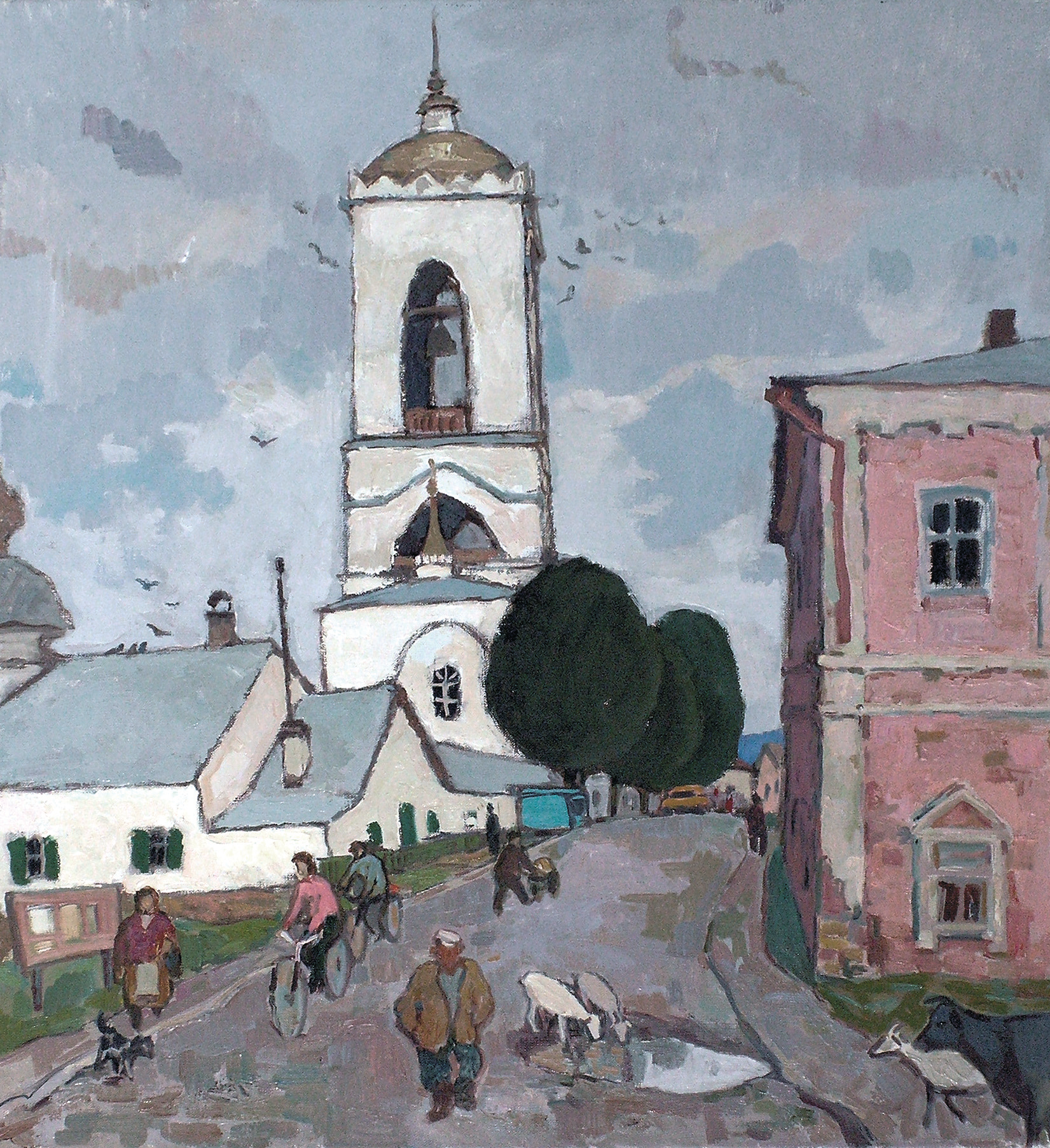 Мстера. Белая колокольня