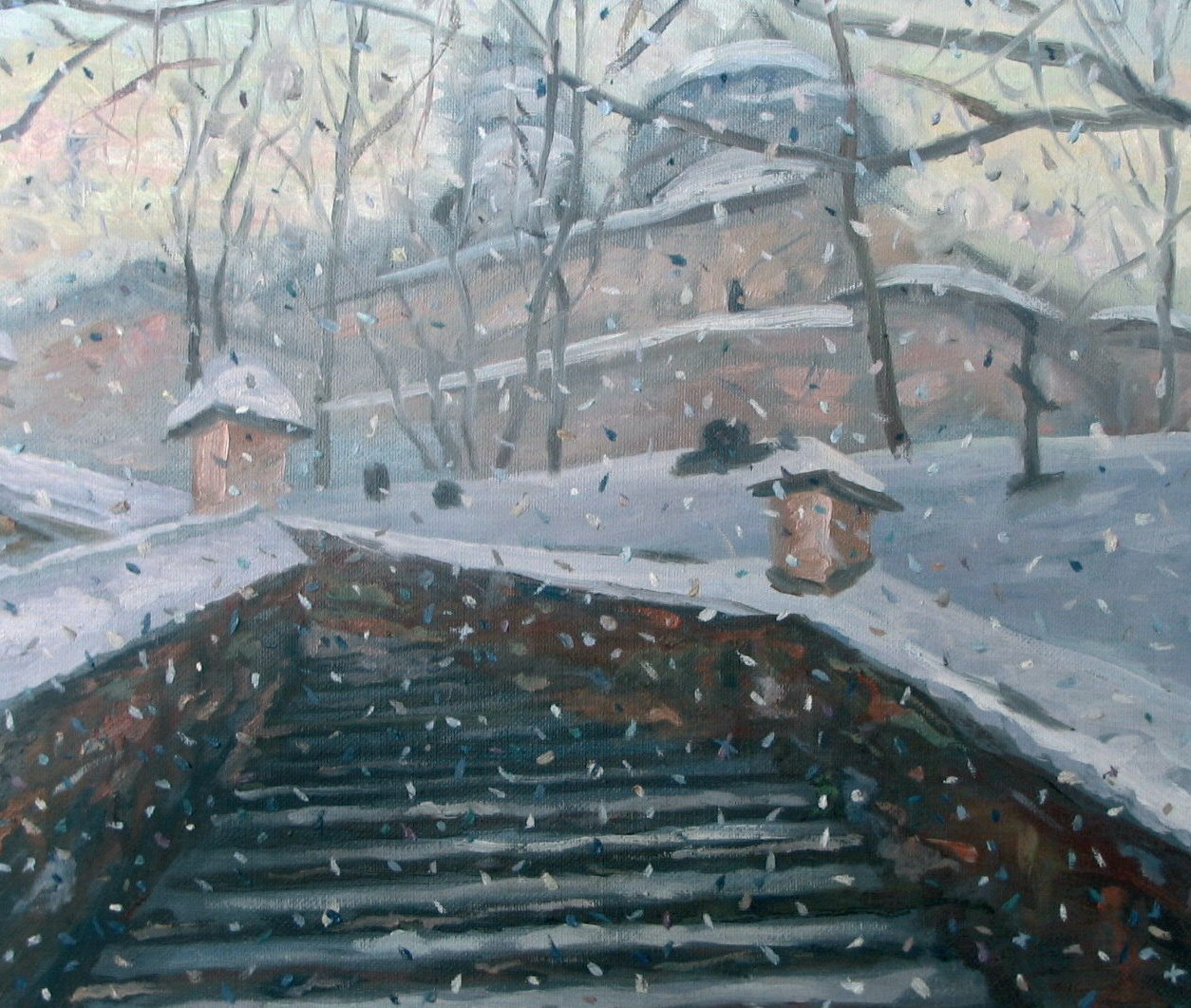 Псково-Печерский монастырь. К могиле Поэта