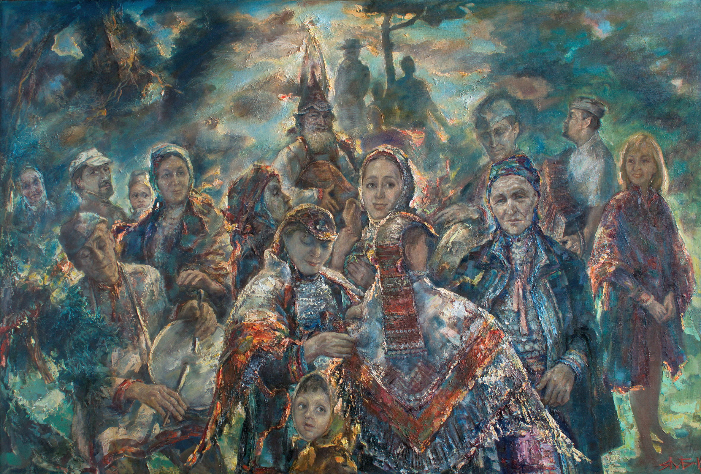 Праздничный зов барабана мари