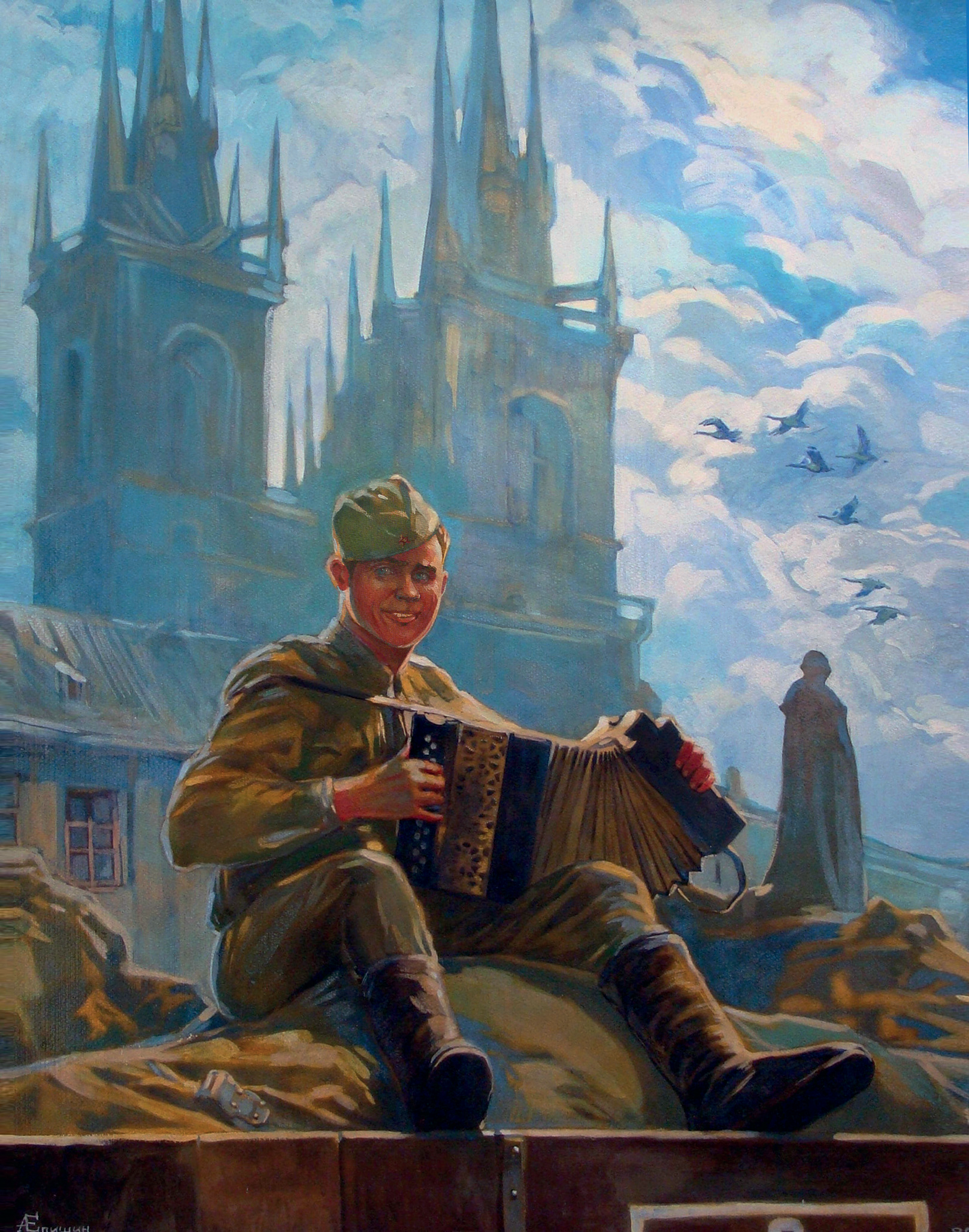 Пражская улица на запад нас ведет...
