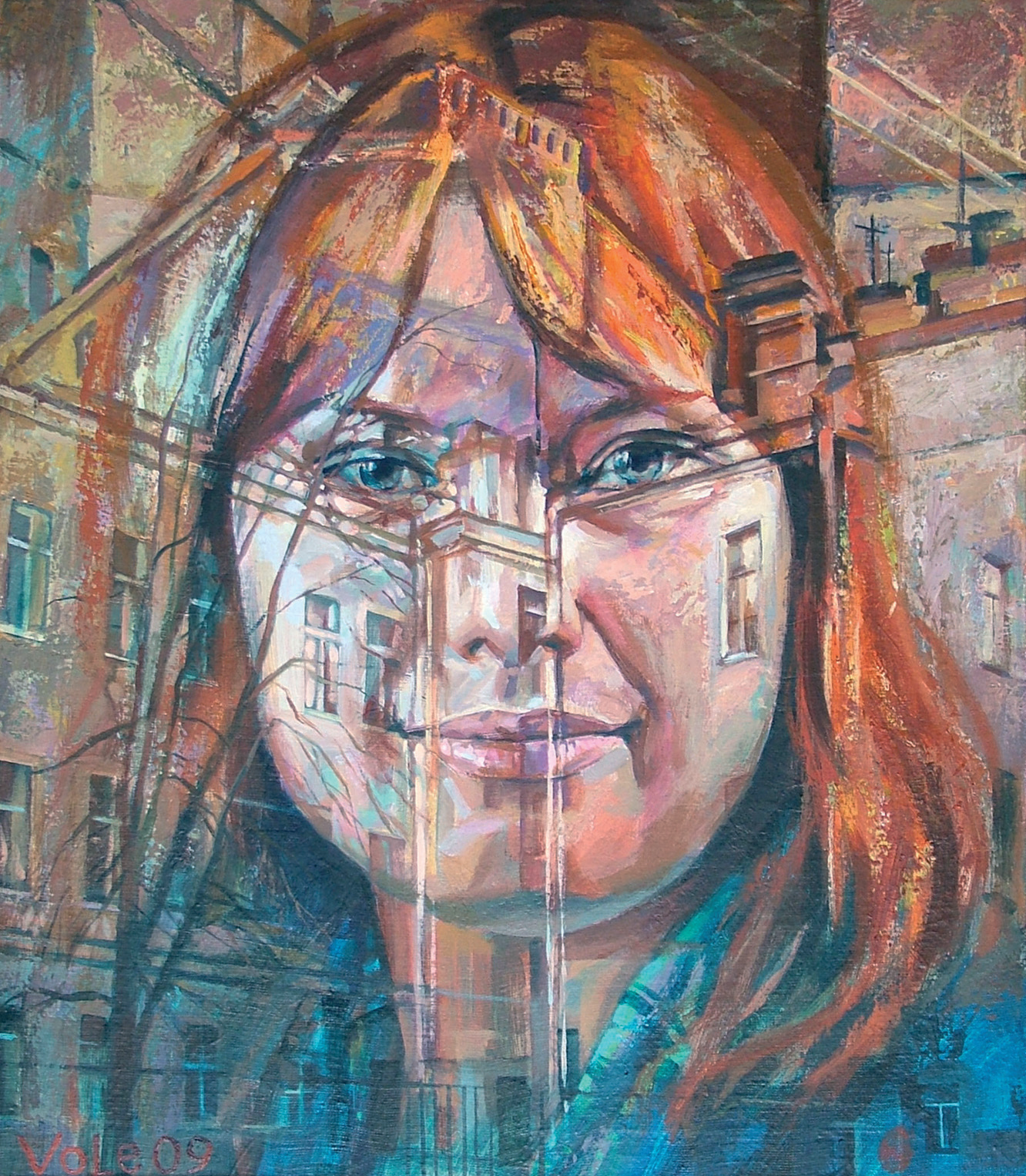 В. Осипов. Отражение. Саша. 2009. Х., м. 70х60