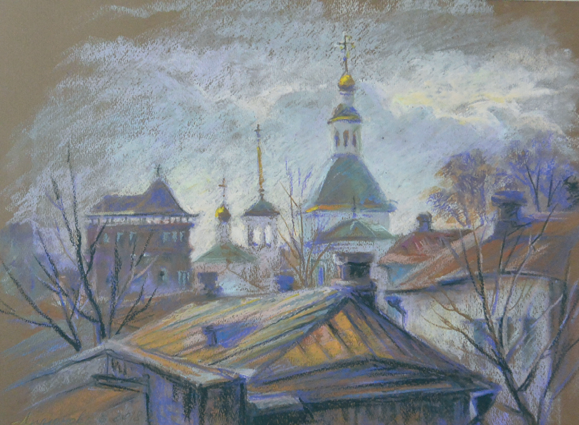 Старый город. Вечереет