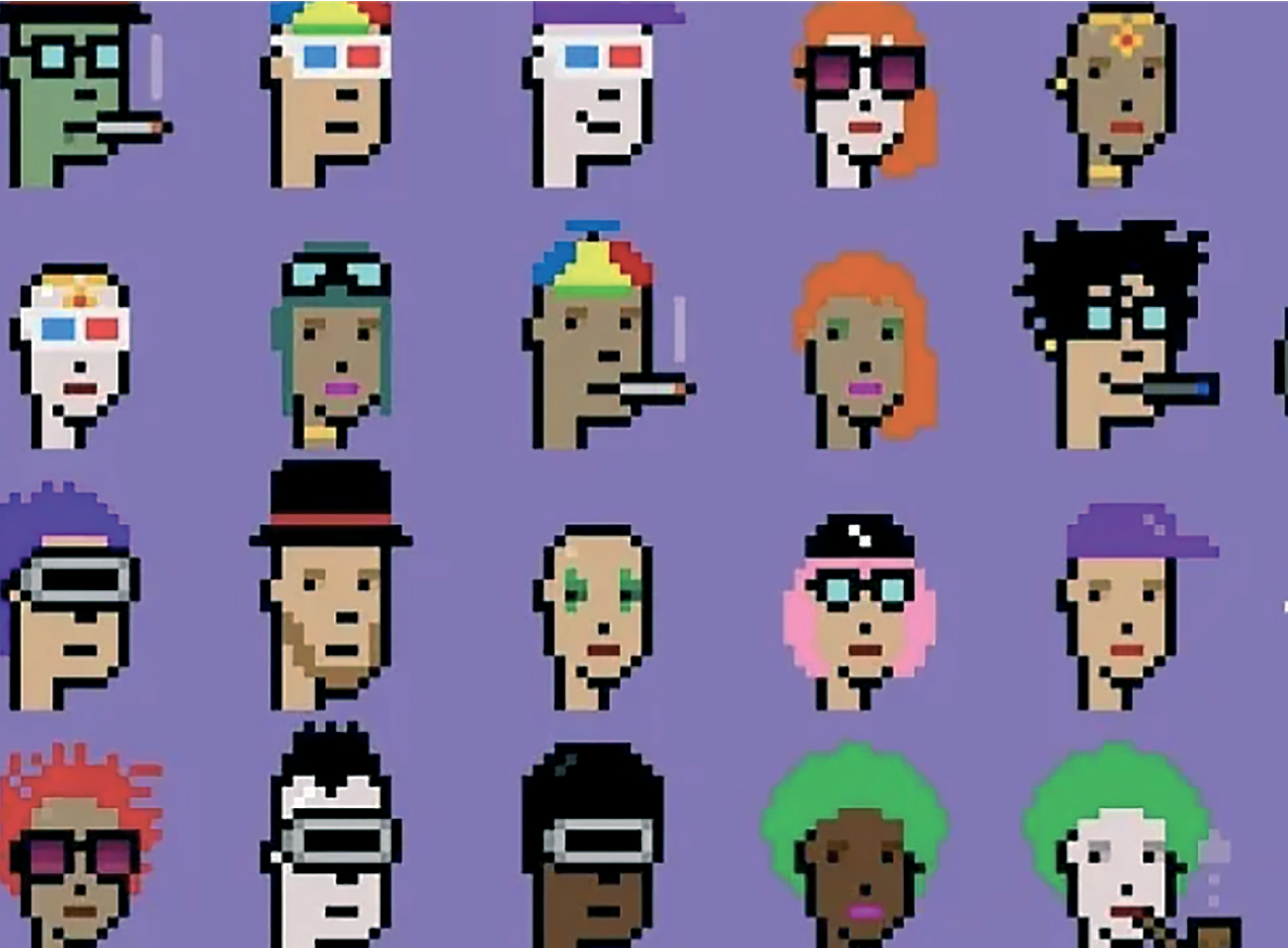 Фотография CryptoPunks — 10 тыс. пиксельных картинок