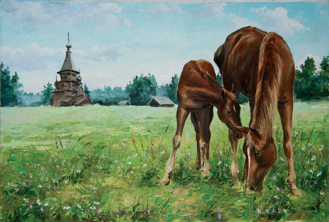 Фотография На травах луговых