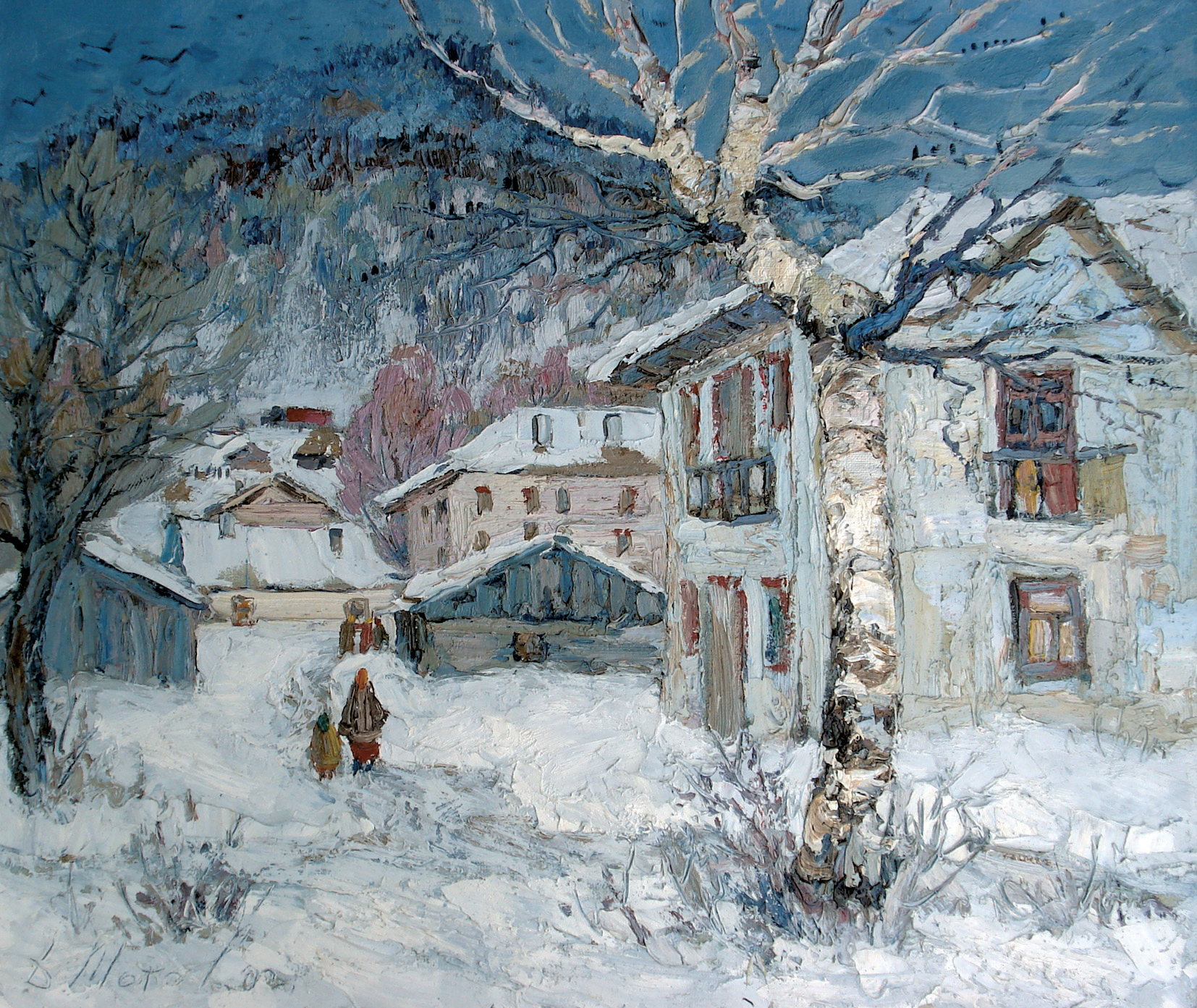 Февраль в поселке Зольном