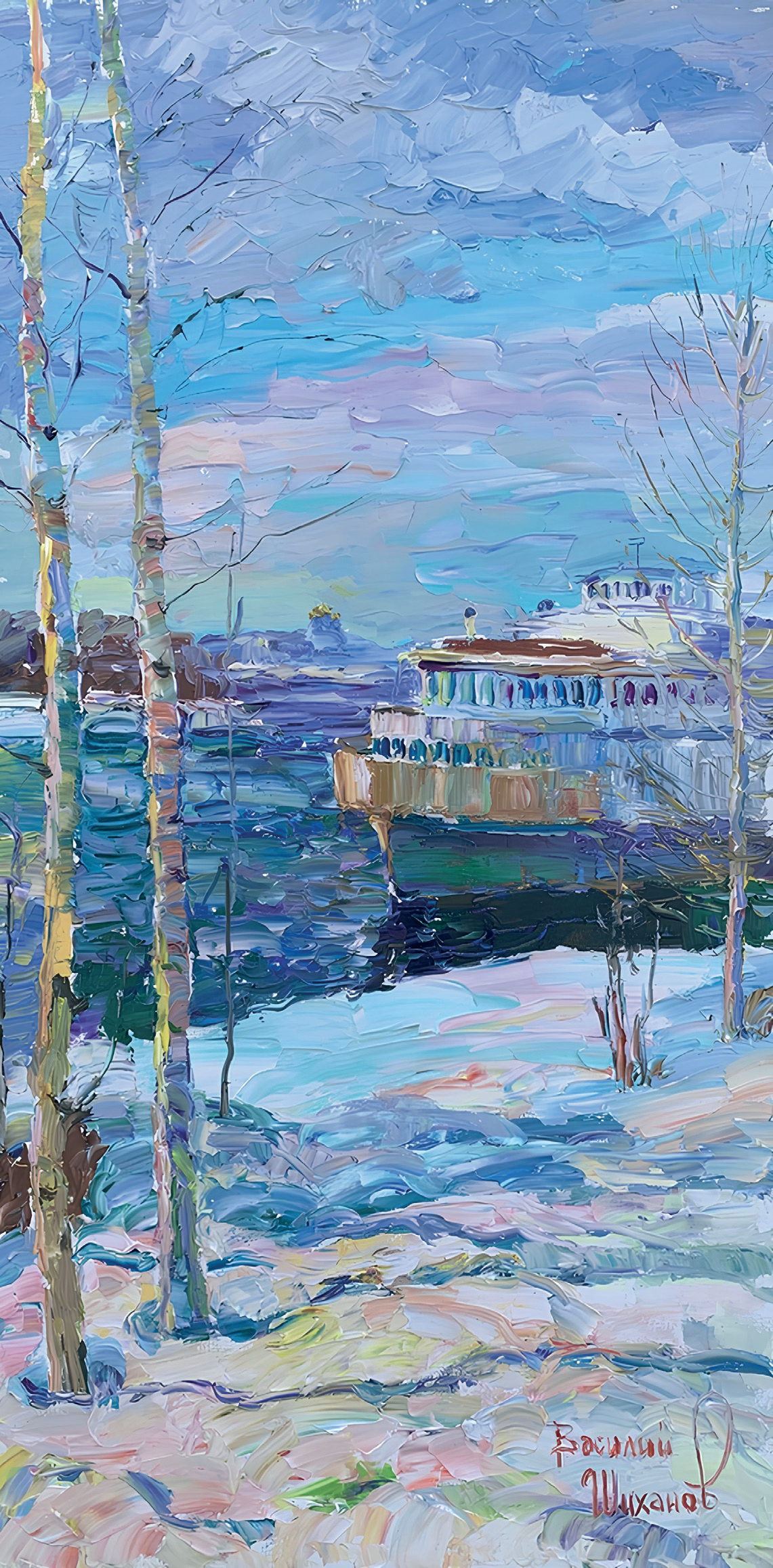 Весной в затоне