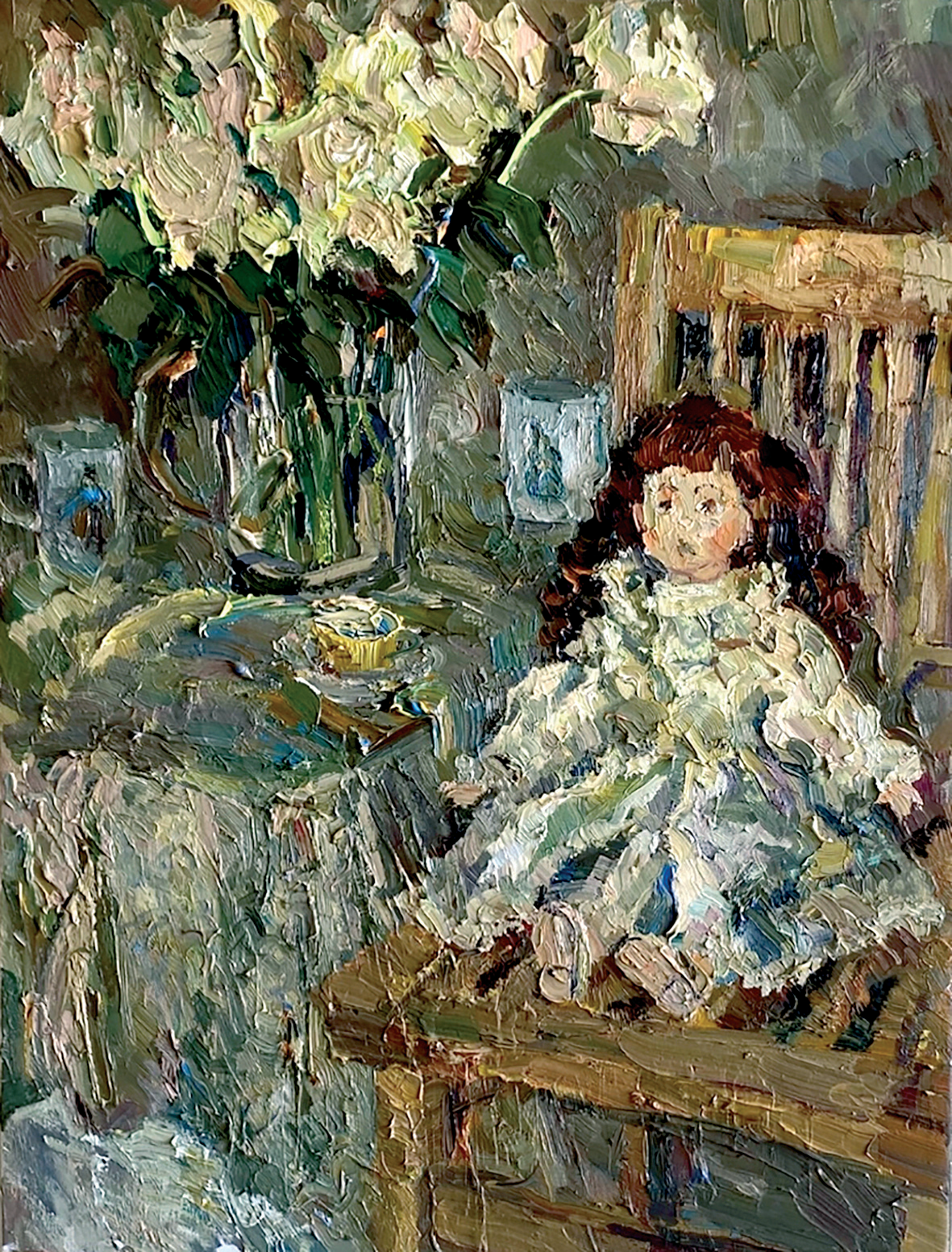 Чаепитие с куколкой