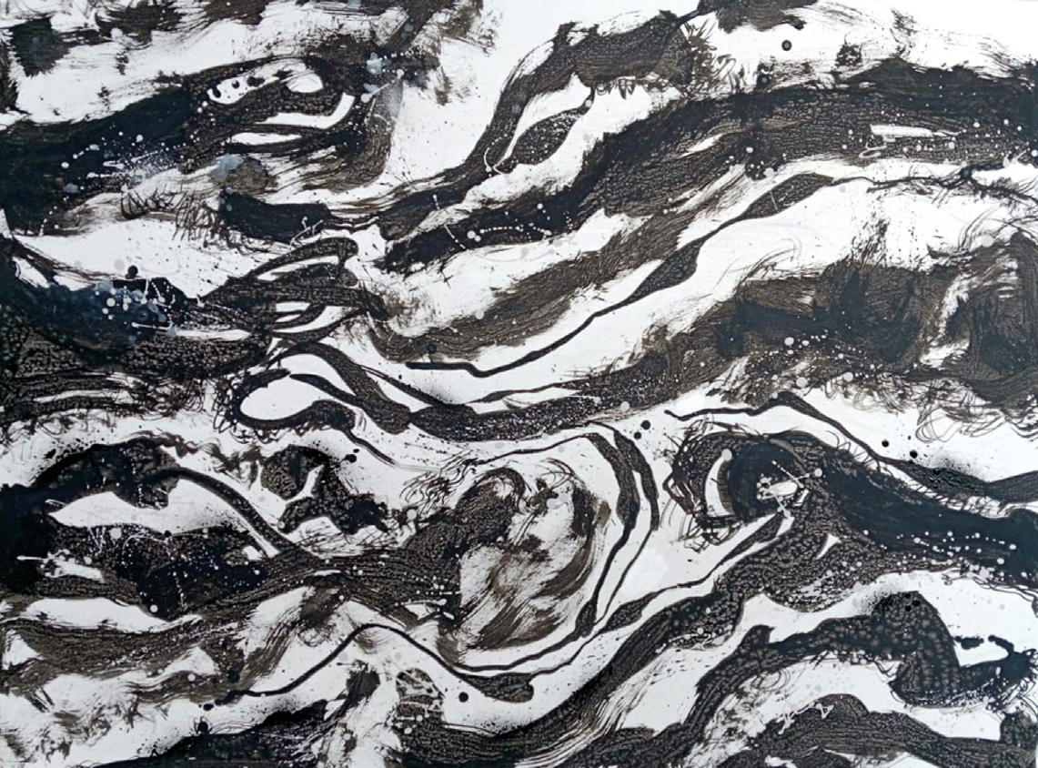 Черно-белое море