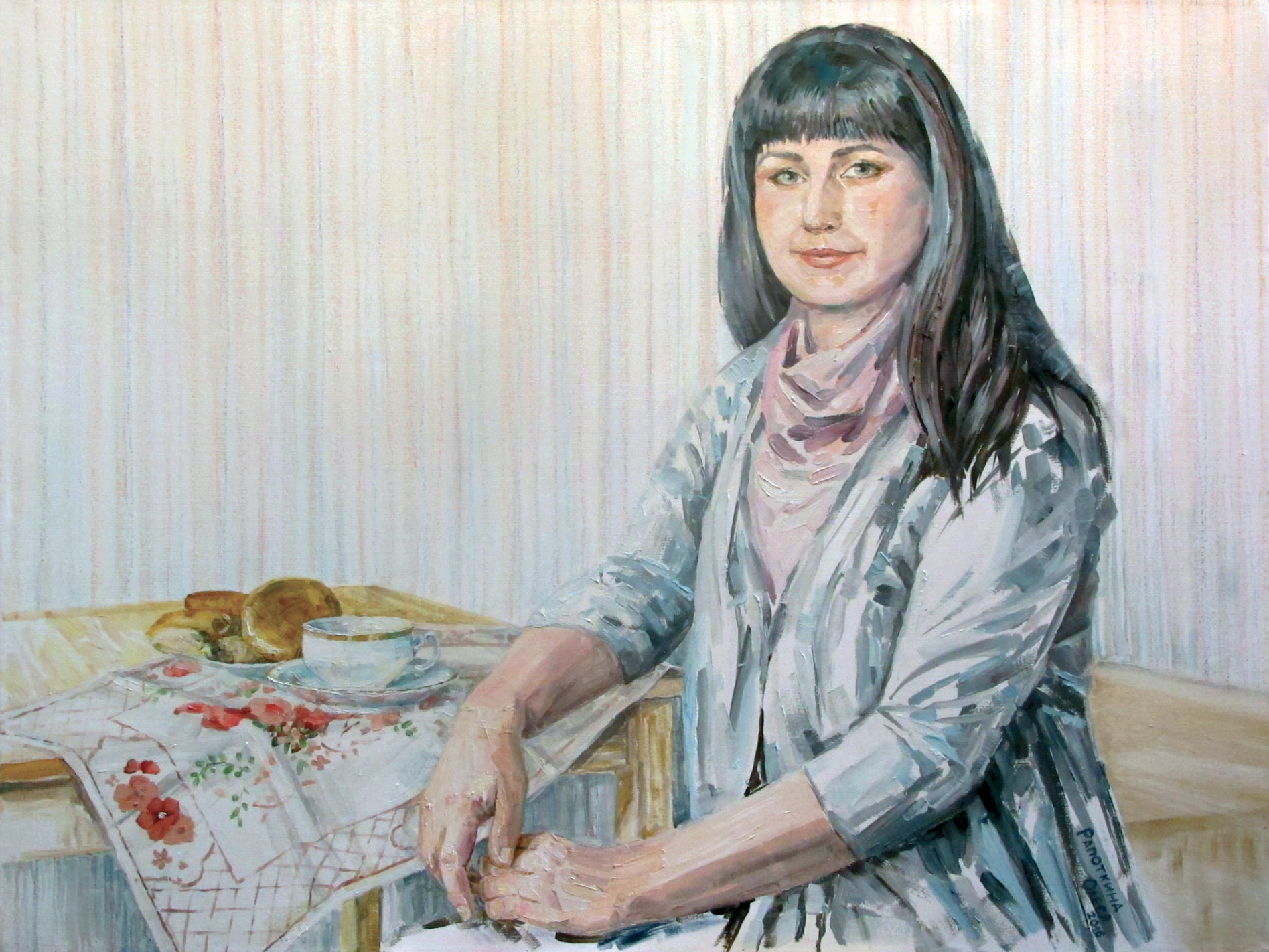 За чашкой чая (Портрет Натальи И.)