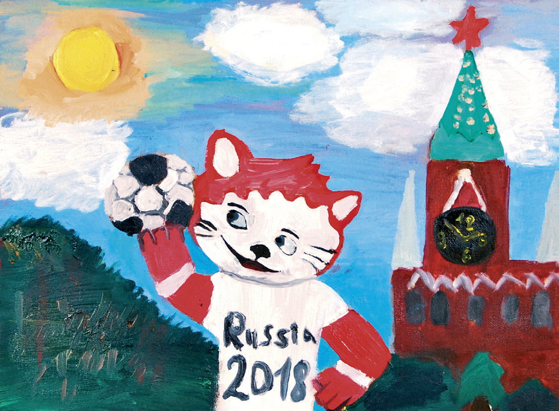 Фотография FIFA и спортивный кот приехали в Москву