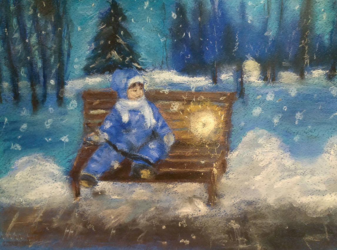 Фотография Скамейка в парке