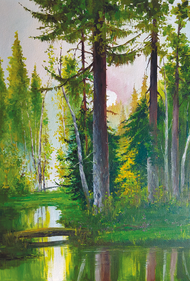 Лес. Сосны