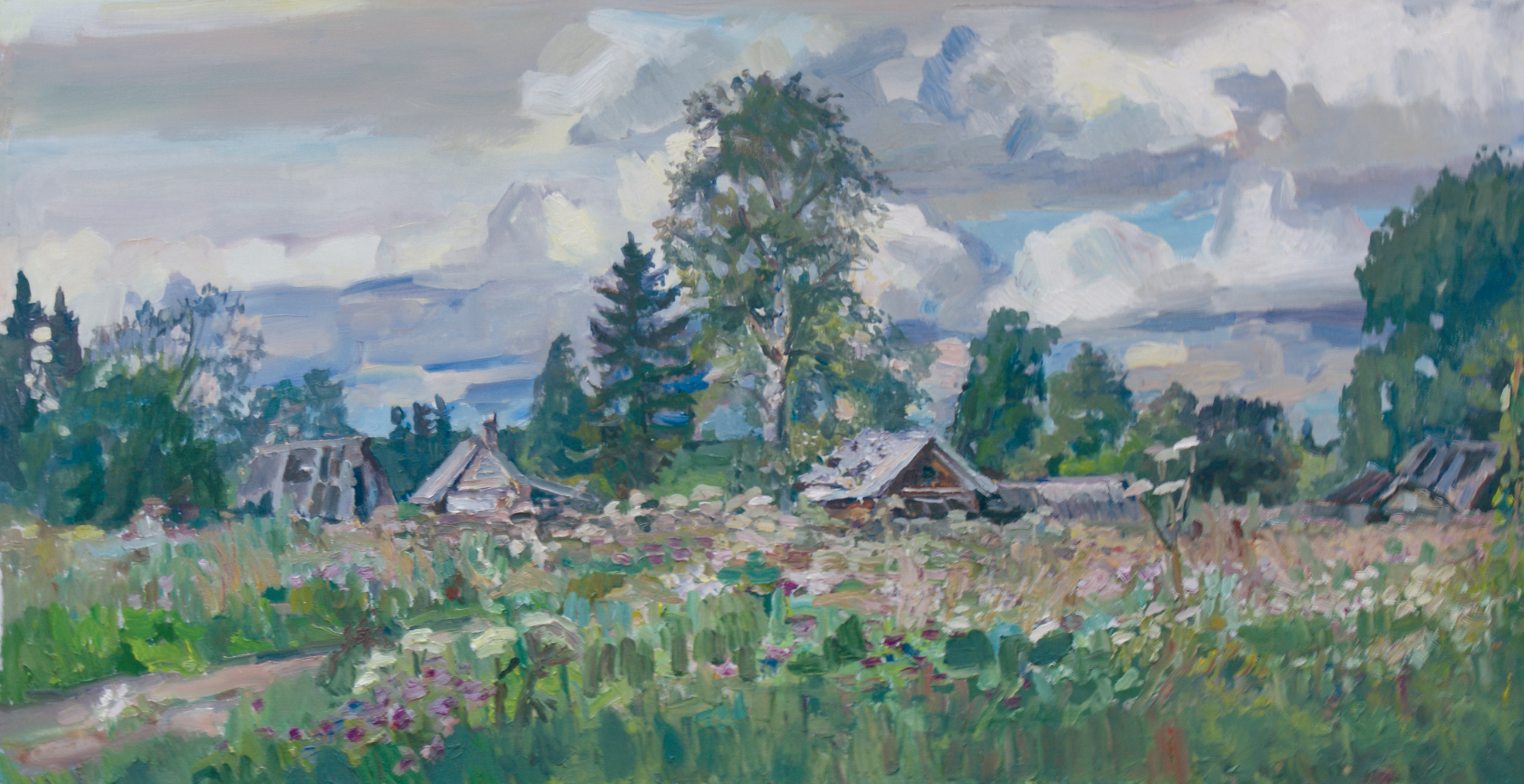 Облака, утро