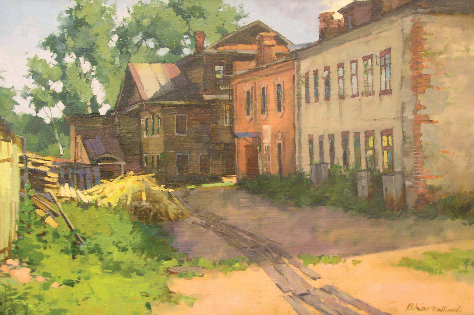 Березовая аллея, март
