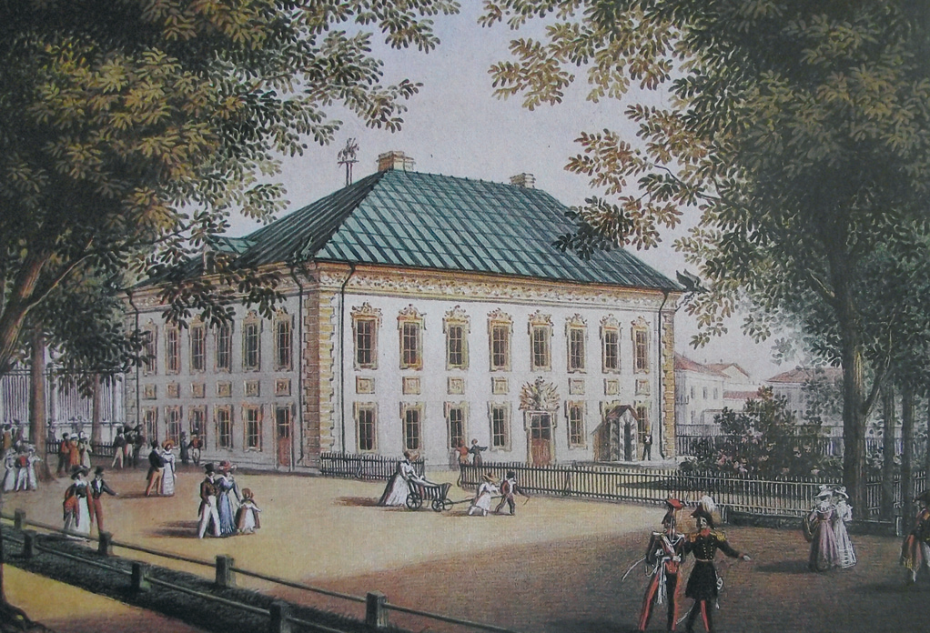 Фотография К. Беггров. Михайловский дворец, 1832