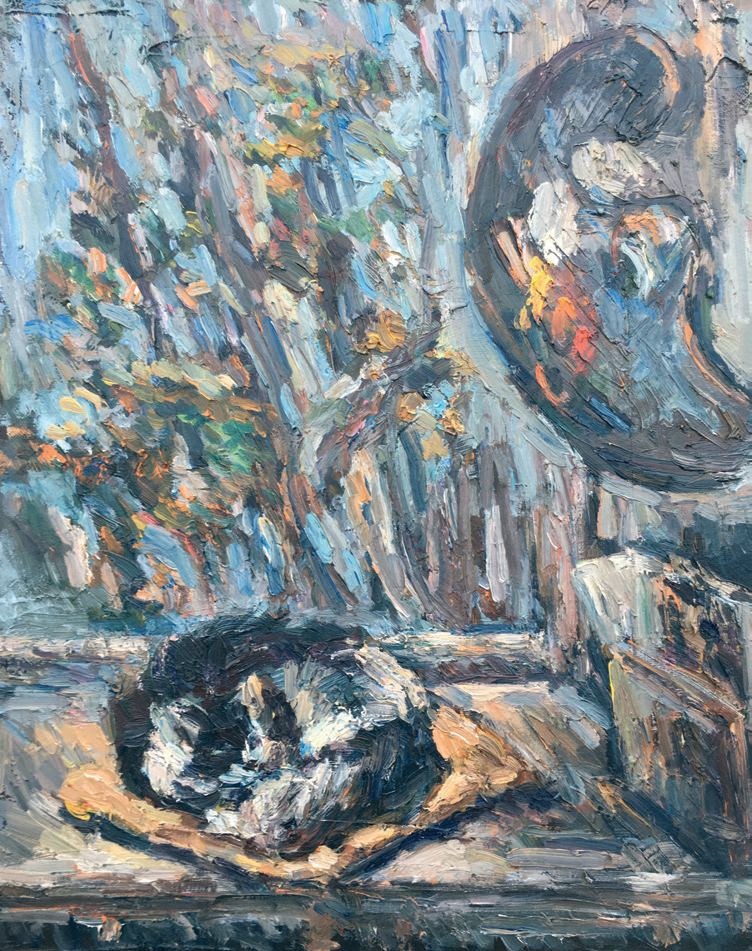 Кот-художник