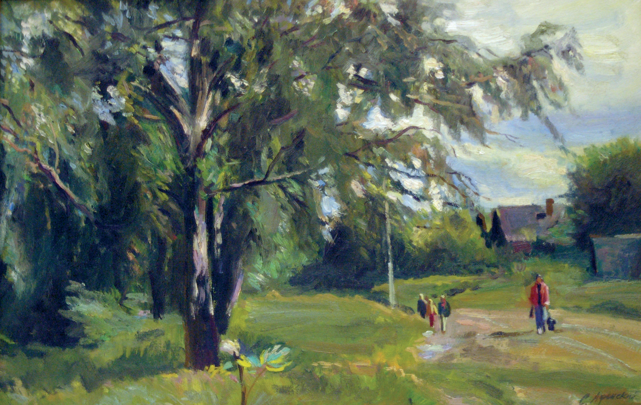 В деревне
