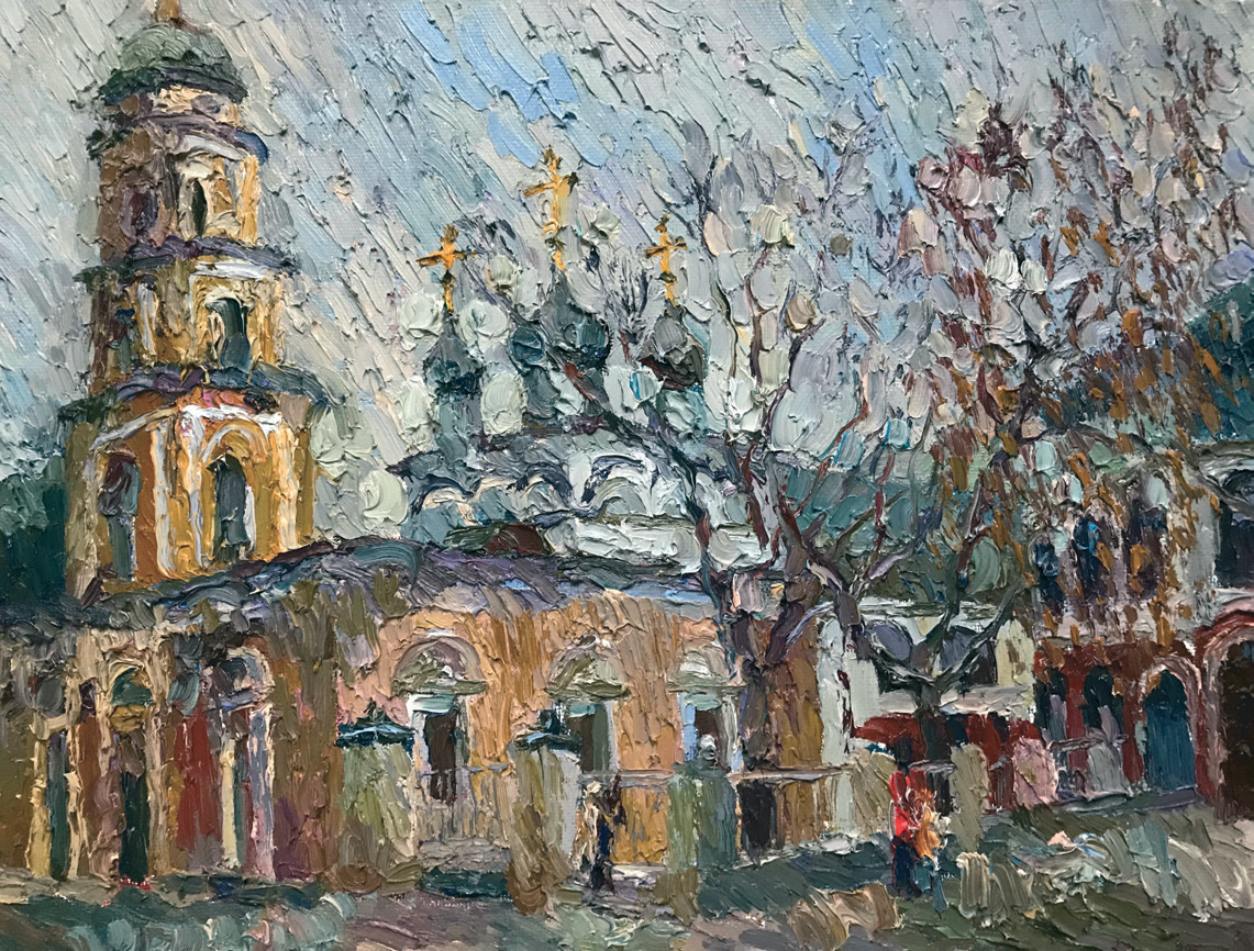 Улица Казакова в Коломне, март