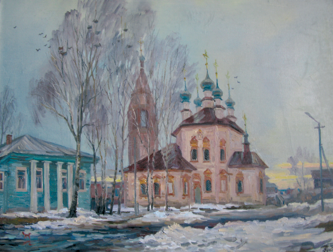 Дыхание весны (с. Устюжна. Благовещенская церковь, 1762)