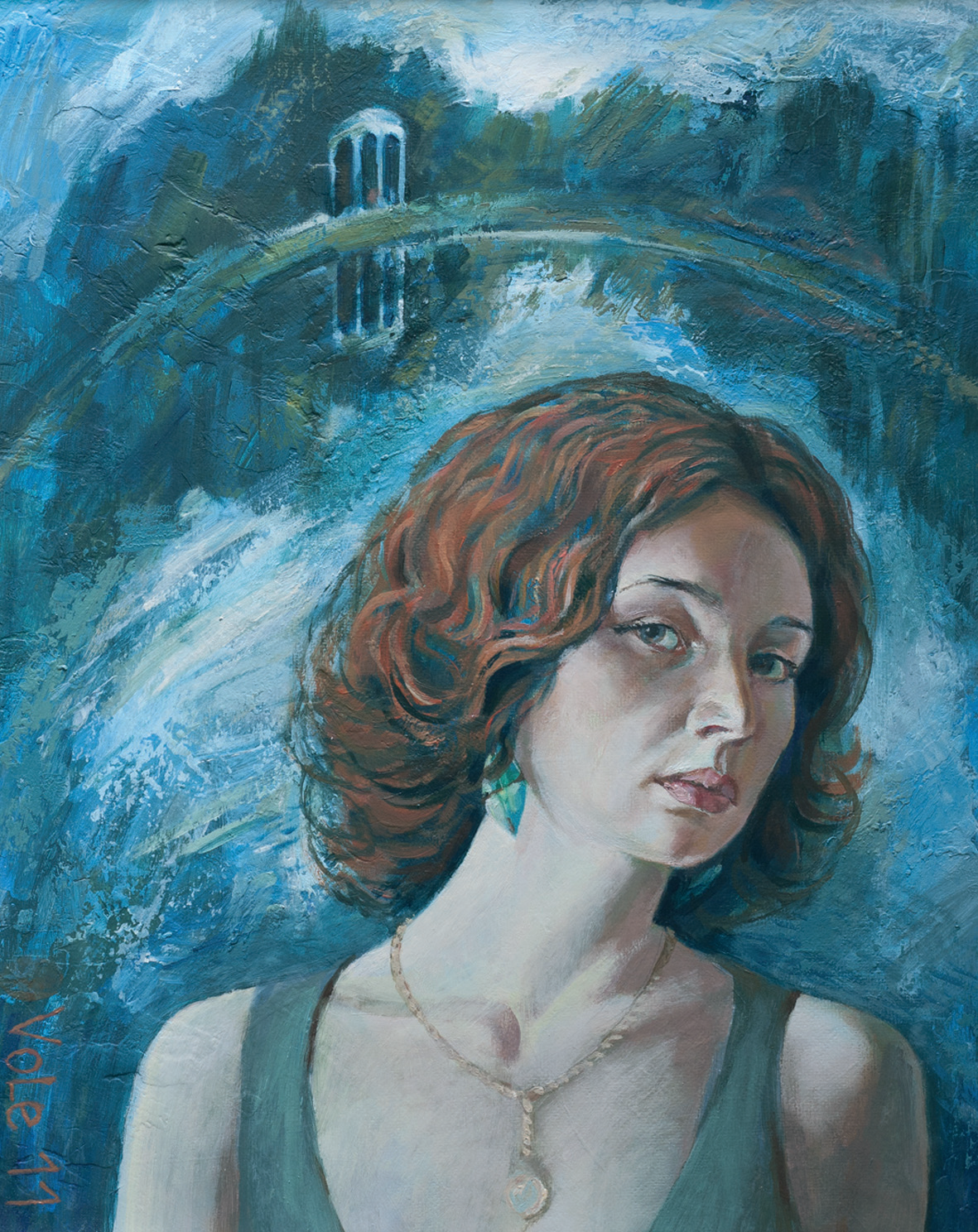 В. Осипов. Портрет художника Г.Д. Дмитриева. 2010. Х., м. 60х60