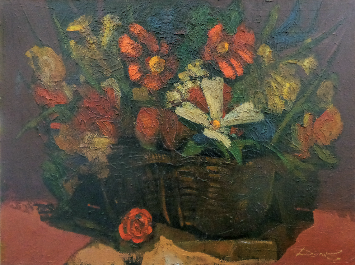 Корзина с цветами