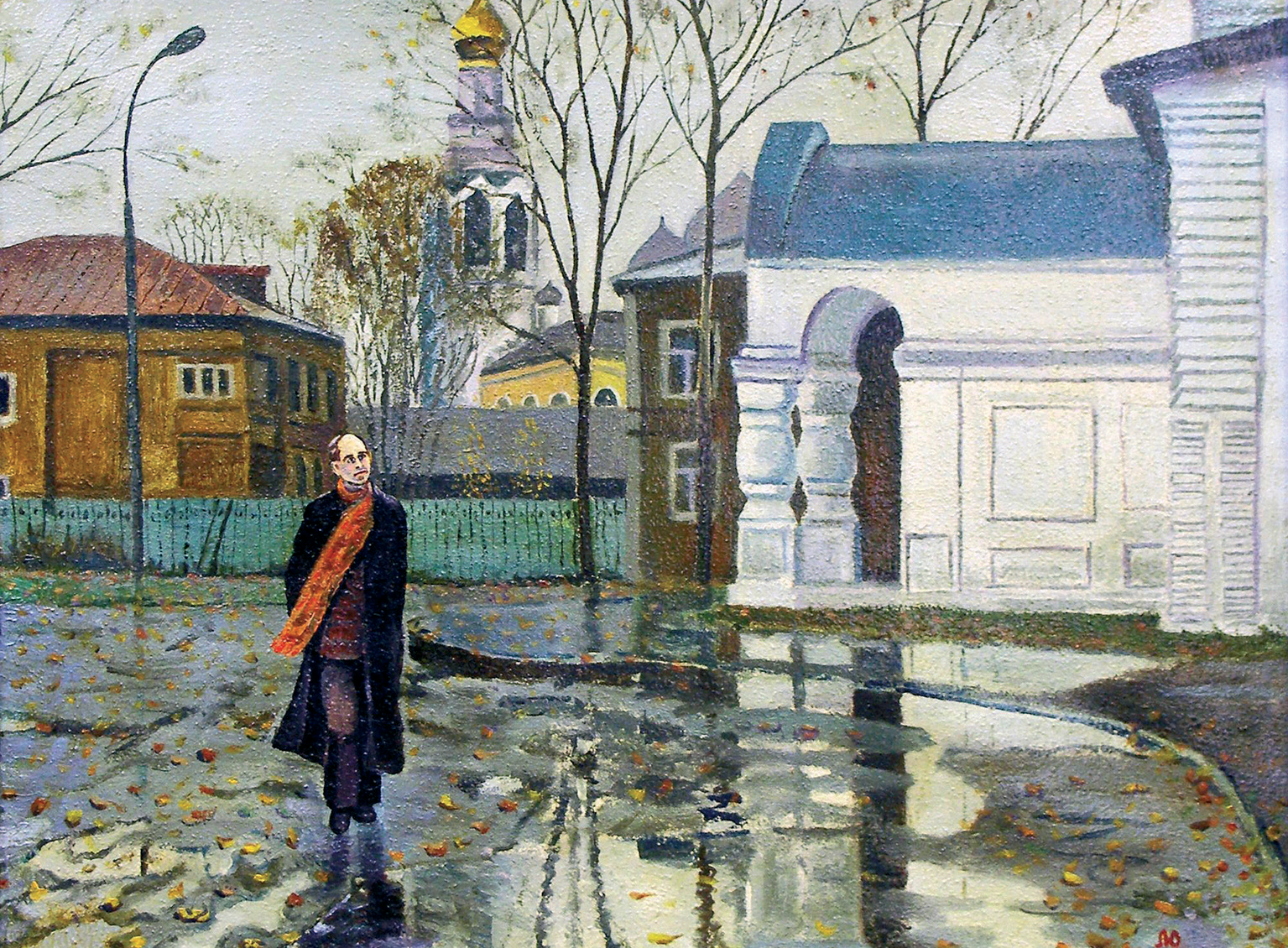 Не жалей ты листья. Н. Рубцов у церкви Покрова на торгу