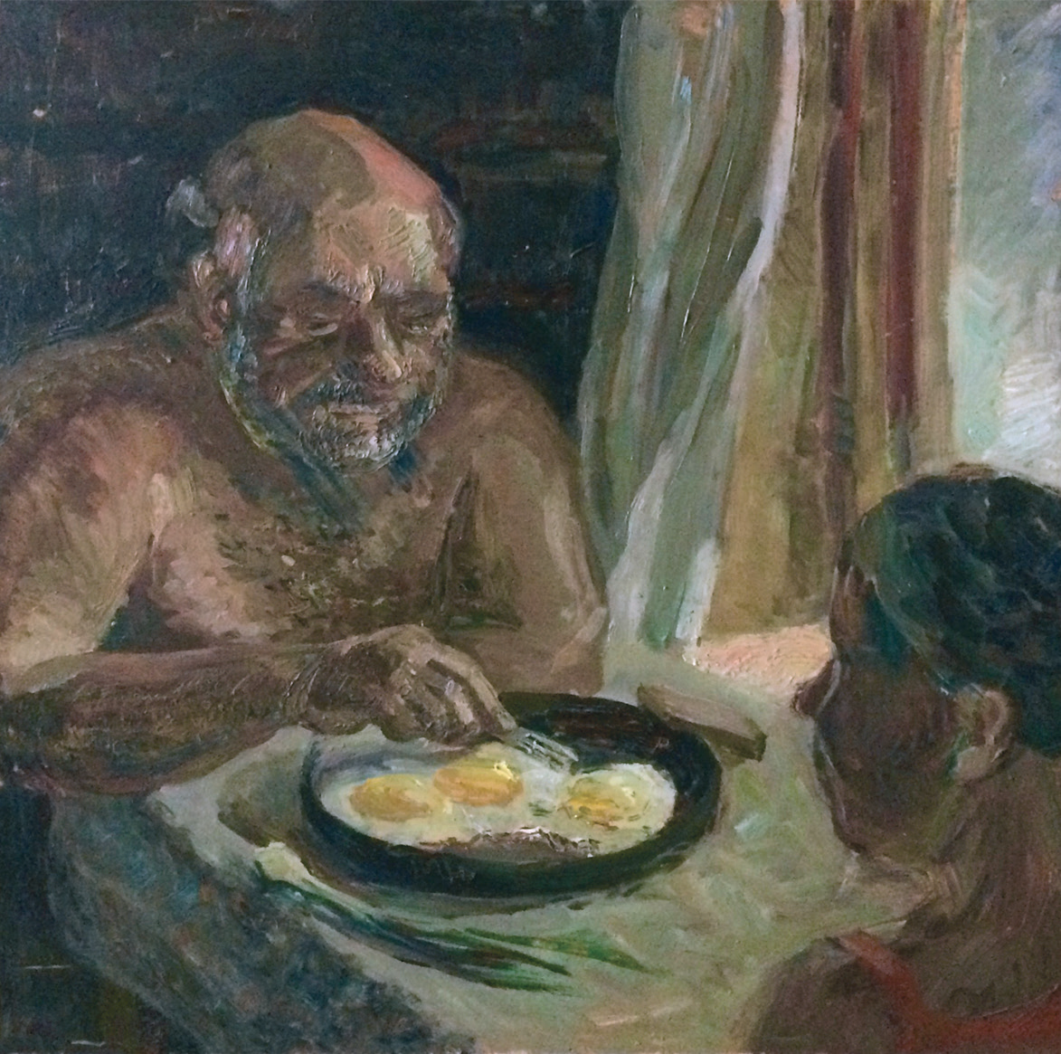 Едоки яичницы (Памяти картины Ван Гога «Едоки картофеля»)