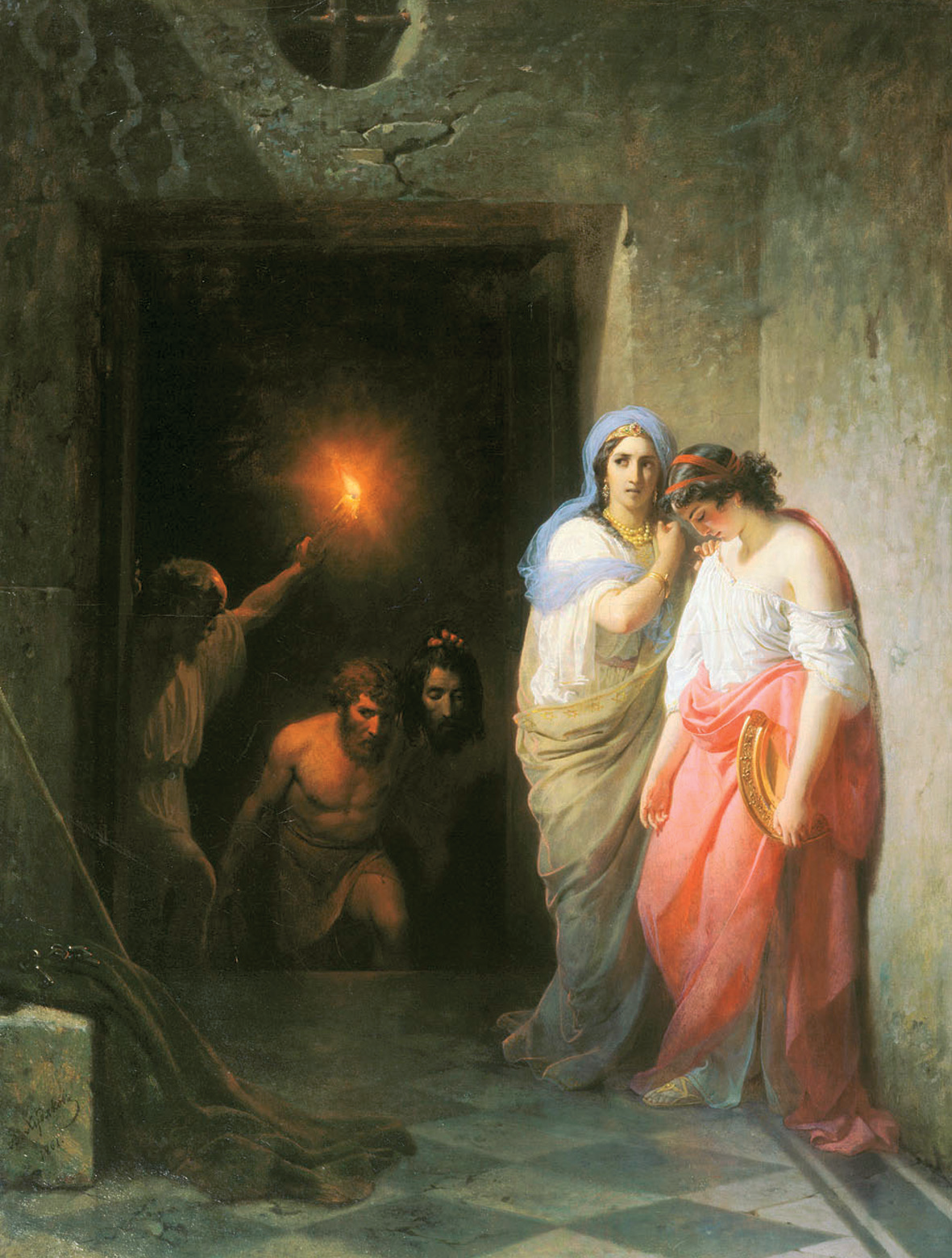 В. Худяков. Итальянка. 1857