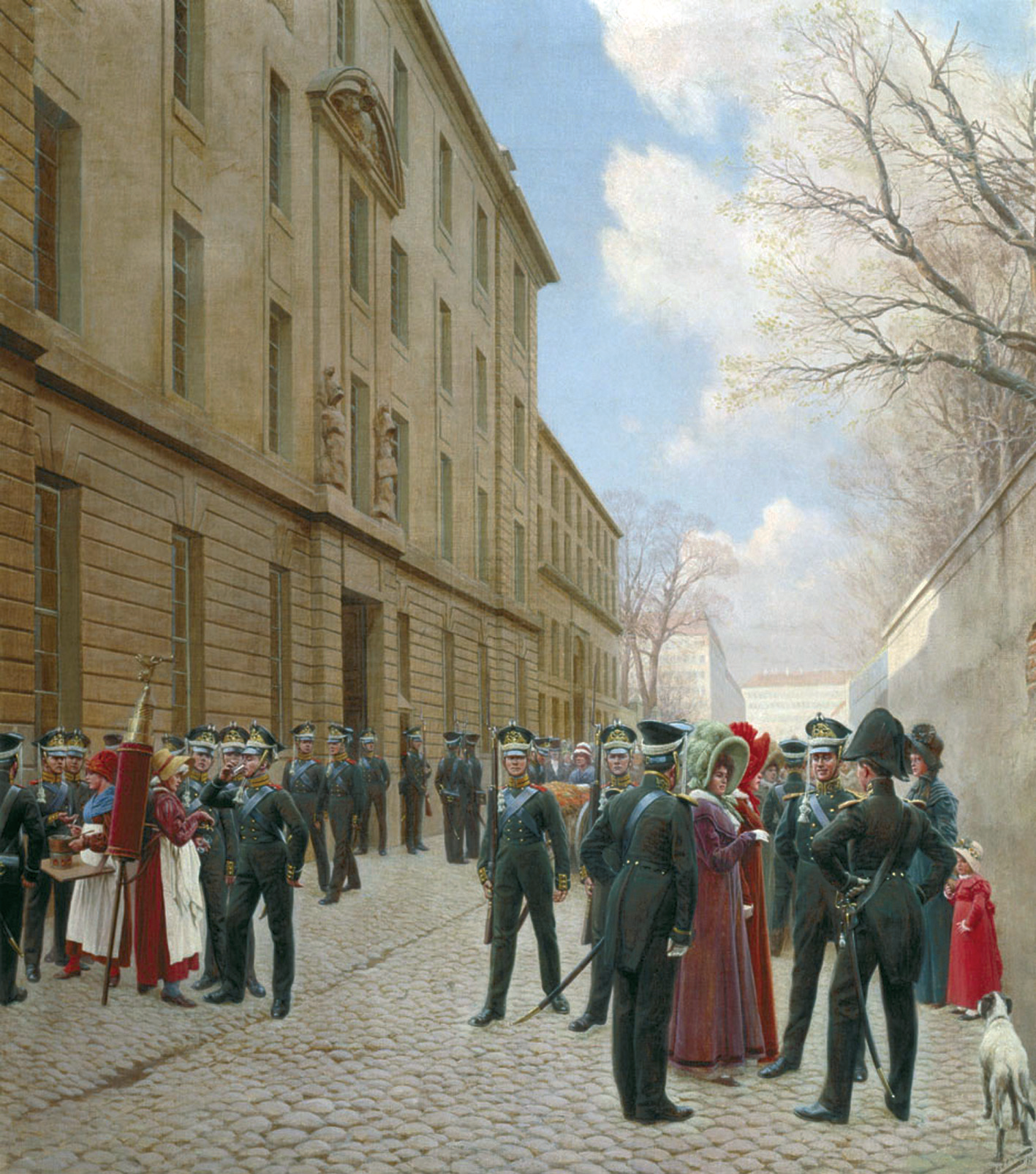 Гвардейский экипаж в Париже, 1814