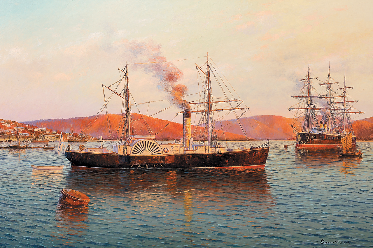 Гавани Сахалина в 1880-е годы.