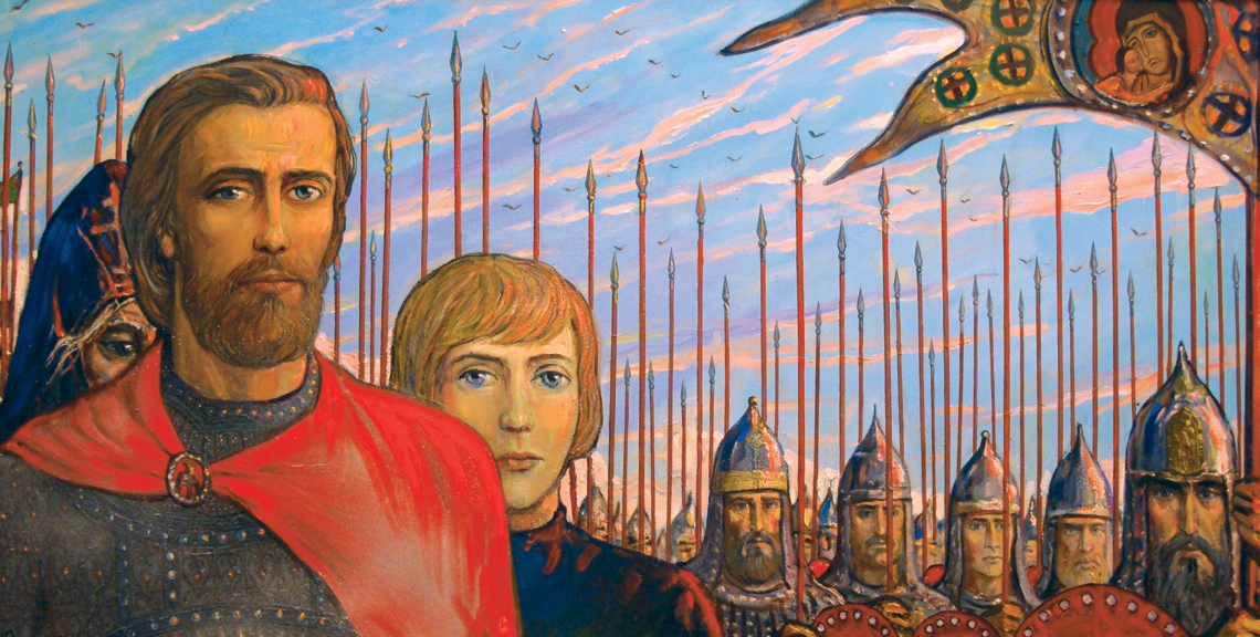 Князь Дмитрий Донской. На рассвете. Из цикла «Поле Куликово»