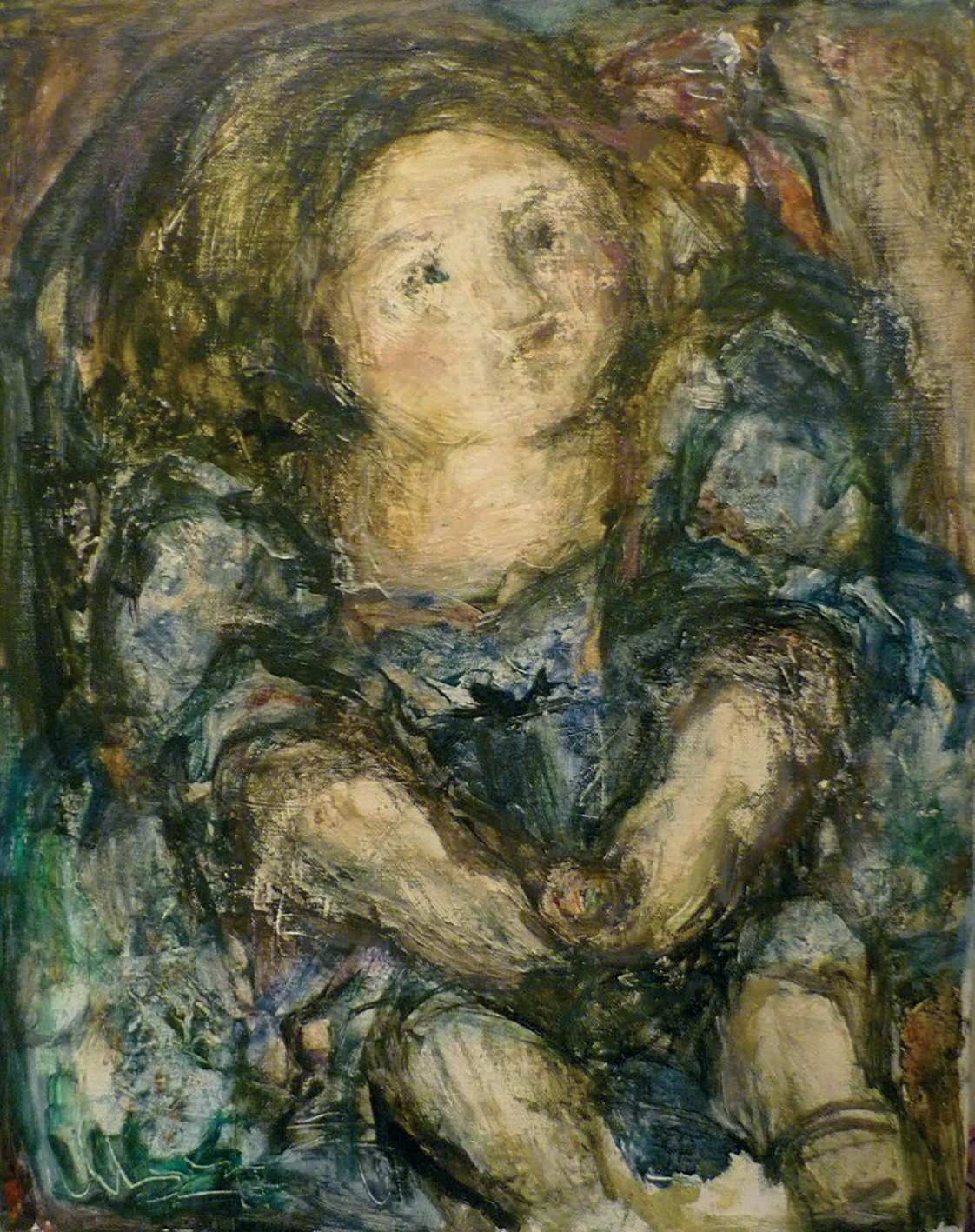 Кукла с бусиной