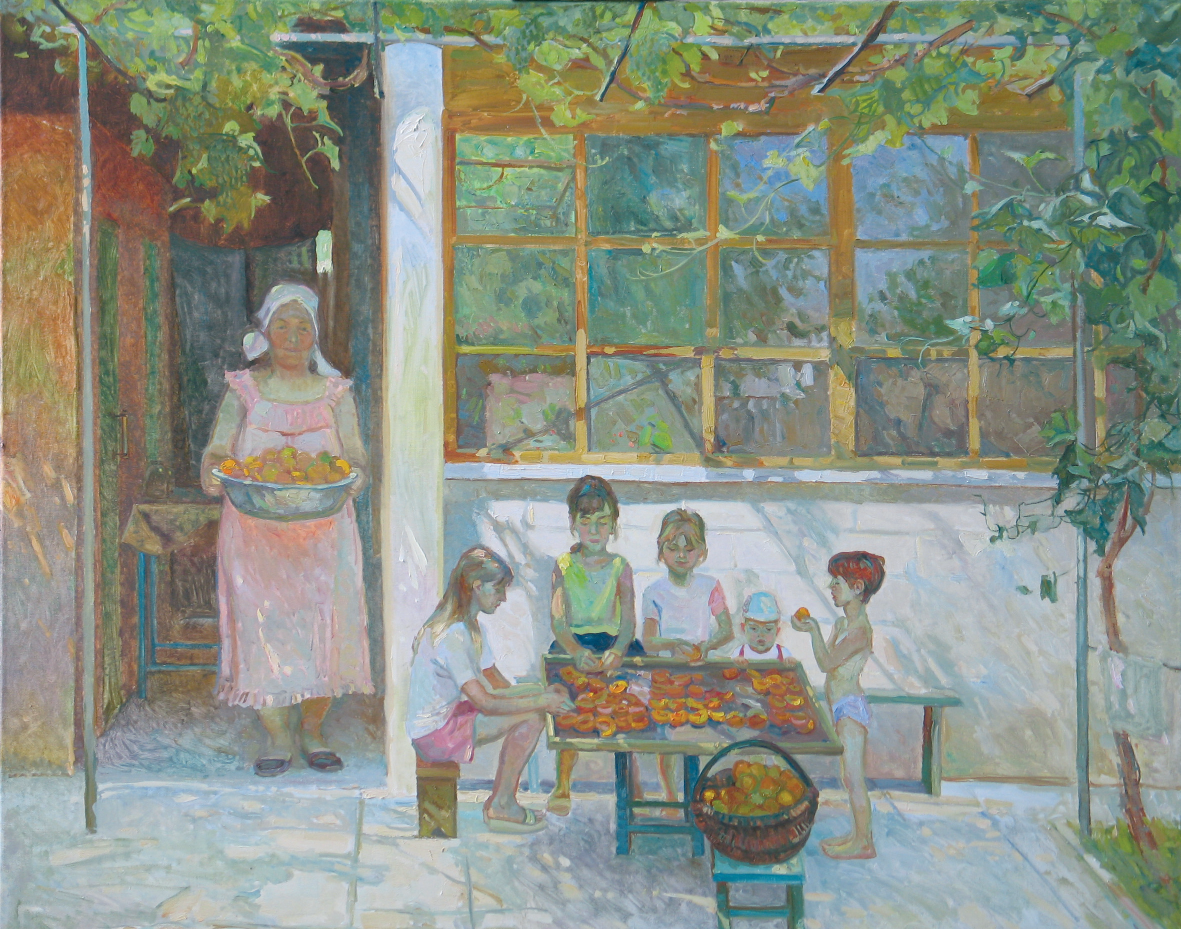 Лето. Бабушкина радость (эскиз)