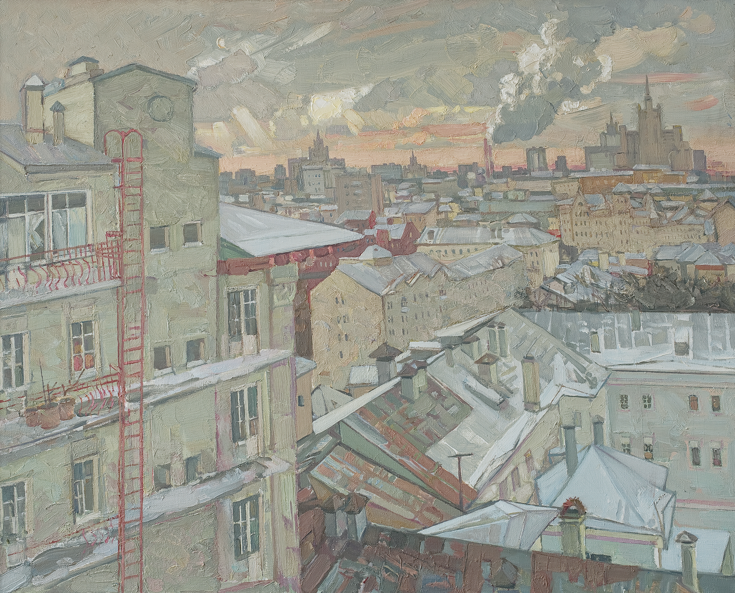 Утро. Москва