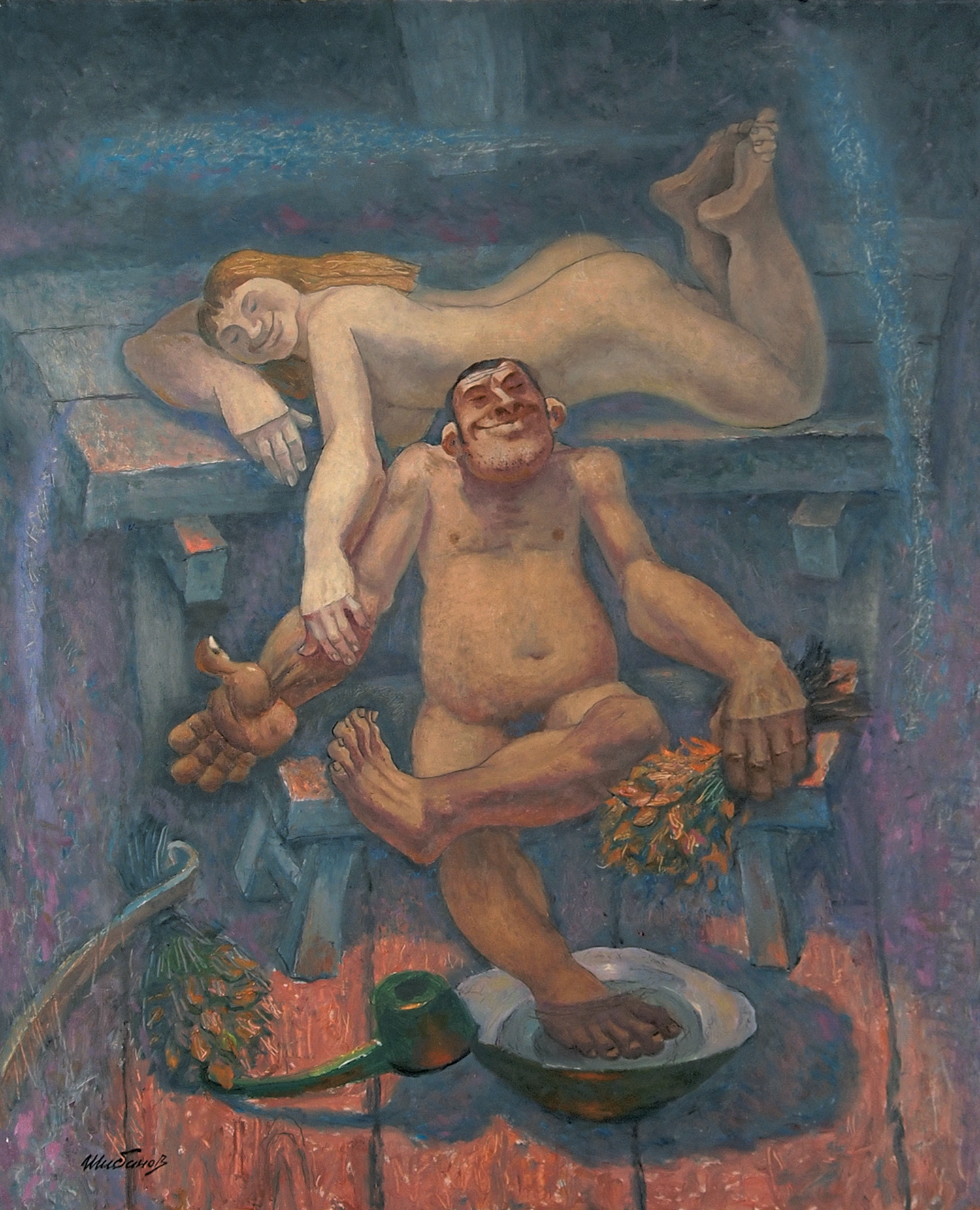 Е. Шибанов. Русская баня. 2011
