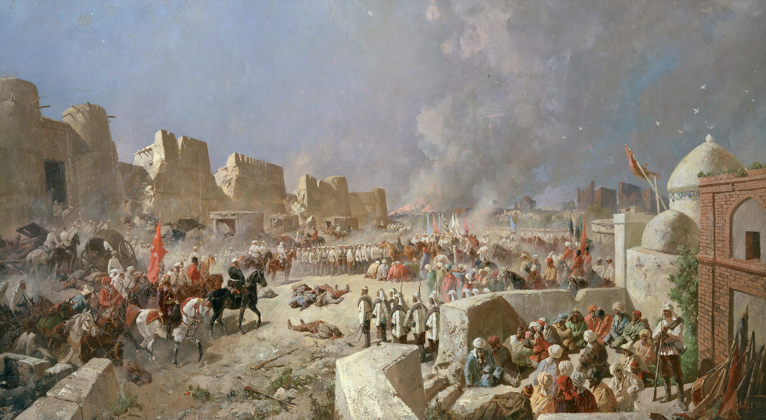 Вступление русских войск в Самарканд 8 июня 1868 года