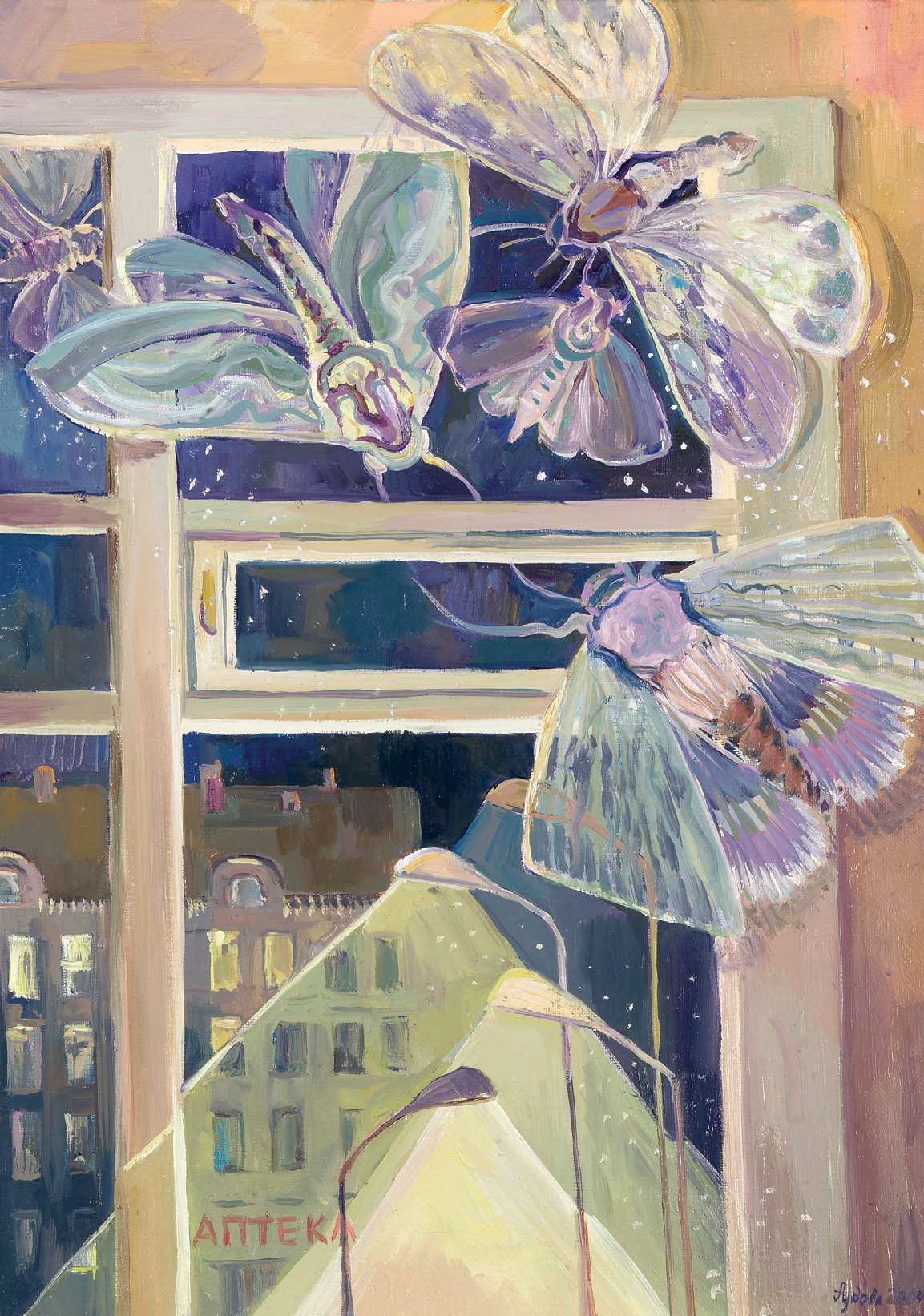 Ночь. Улица. Фонарь. Аптека